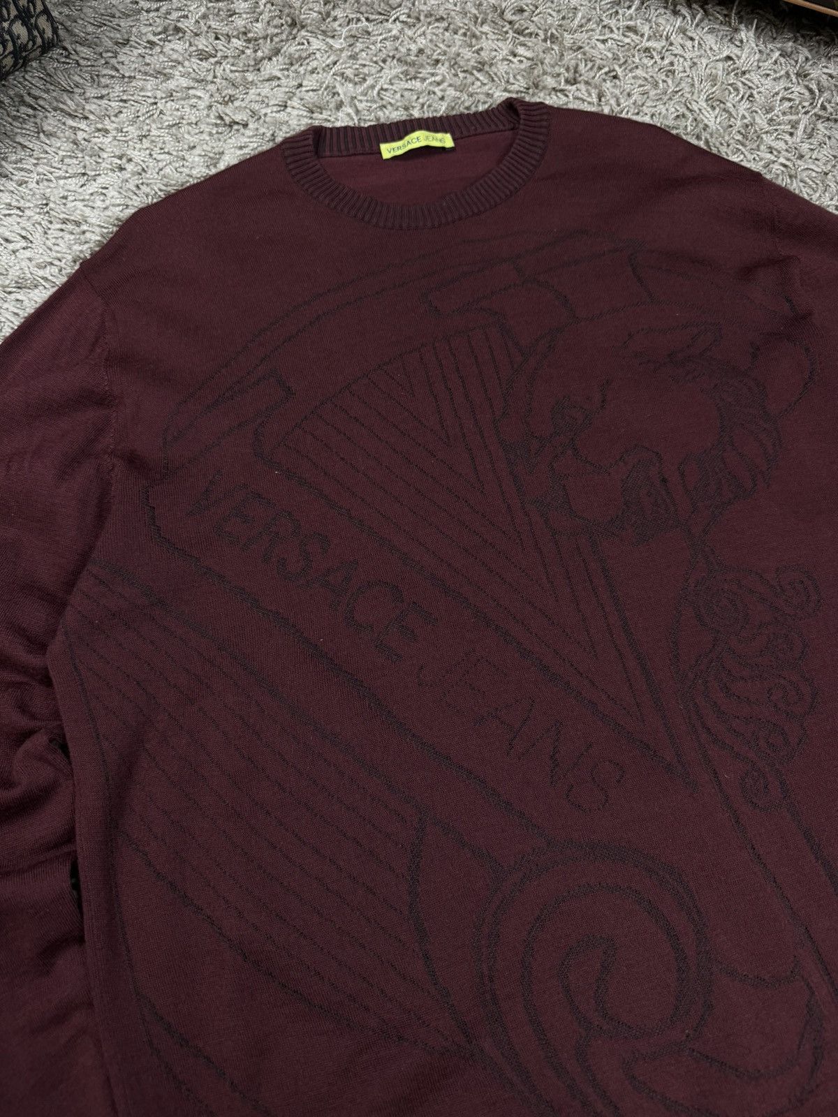 Versace Rare sweater Versace Jeans original luxury item Size US XL / EU 56 / 4 - 2 Thumbnail