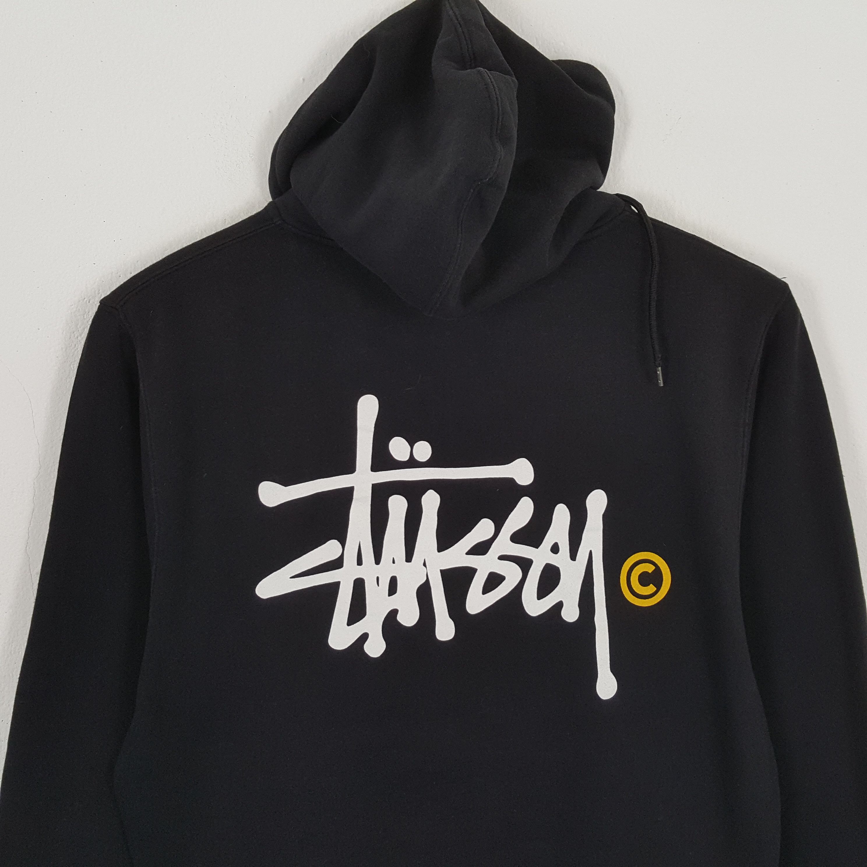 Stussy × Vintage STUSSY Streetwear Style Big Logo Design Zipper Hoodies Size US L / EU 52-54 / 3 - 2 Thumbnail