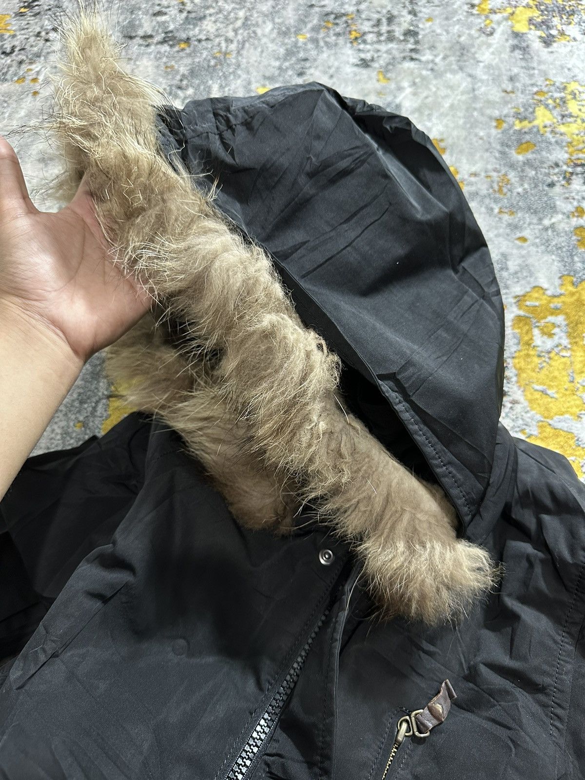 Japanese Brand FUR JACKET IFSIX LGB YOHJI YAMAMOTO STYLE Size S / US 4 / IT 40 - 4 Thumbnail