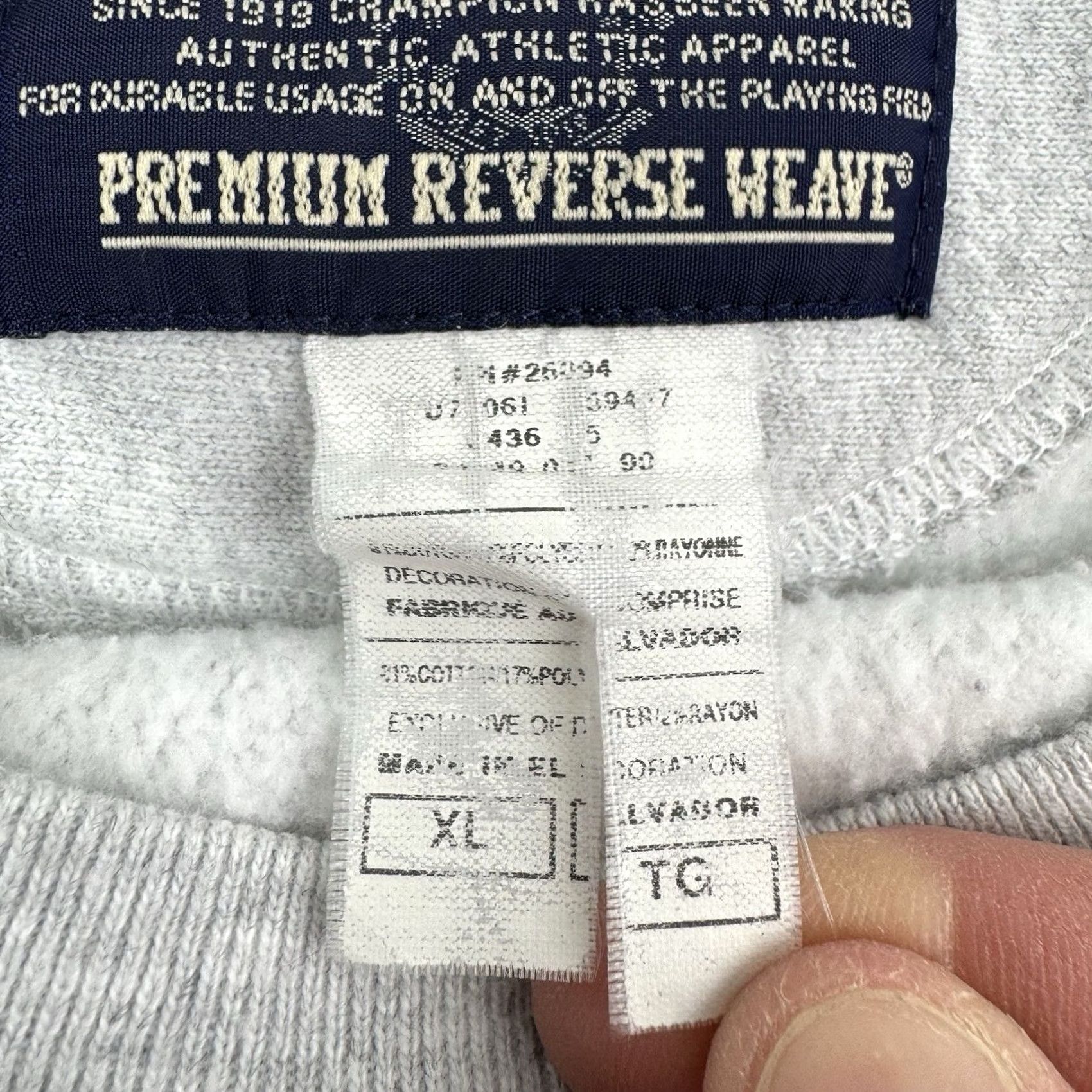 Champion VINTAGE Champion Reverse Weave Sweatshirt Men XL Gray Nature Animals Y2K Crew Neck Pullover Adults Mens Size US XL / EU 56 / 4 - 6 Thumbnail
