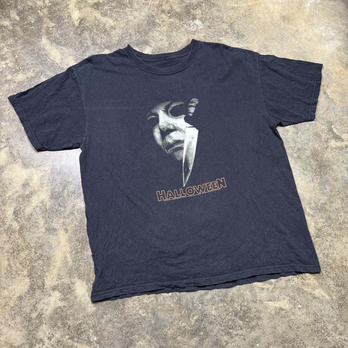 Vintage vintage michael myers halloween movie promo tshirt Size US XL / EU 56 / 4 - 2 Thumbnail