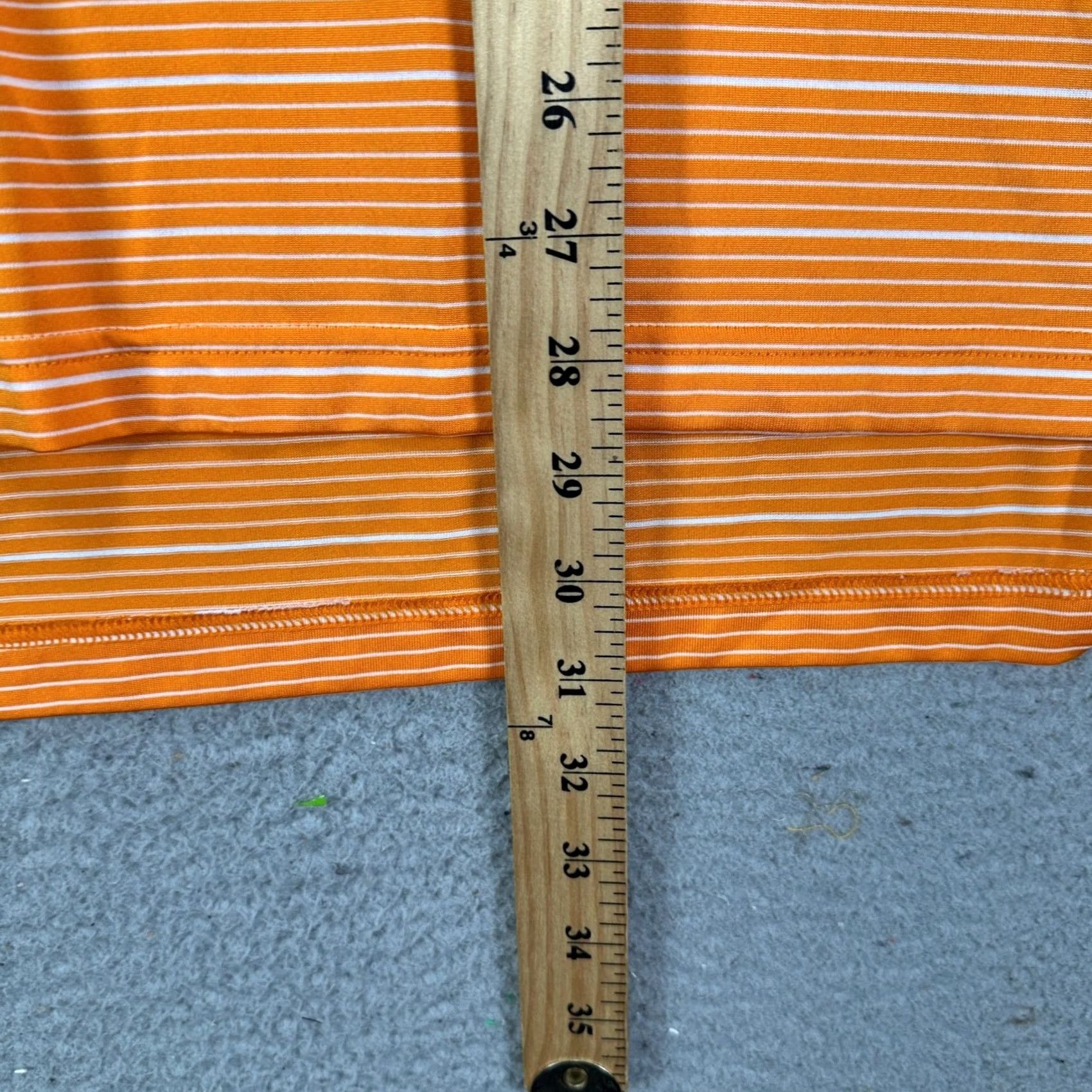 Adidas Adidas Climalite Shirt Golf Polo Mens Medium Orange Striped Short Sleeve Size US M / EU 48-50 / 2 - 7 Thumbnail