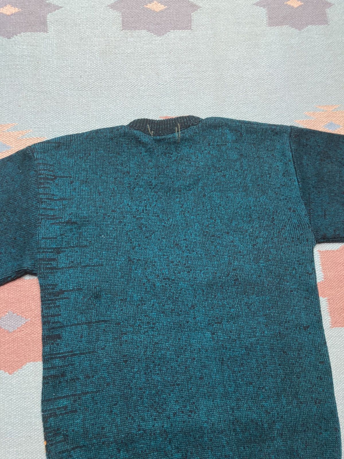 Vintage VTG knit sweater crewneck oswal striped snowflakes M Size US M / EU 48-50 / 2 - 6 Thumbnail