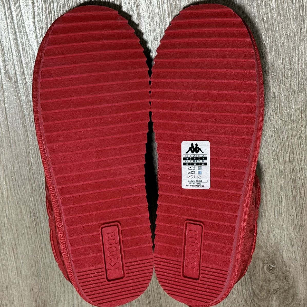 Kappa Kappa Authentic Mule 3 Slippers Unisex Red Men's Sz 9 New Size US 9 / EU 42 - 7 Thumbnail