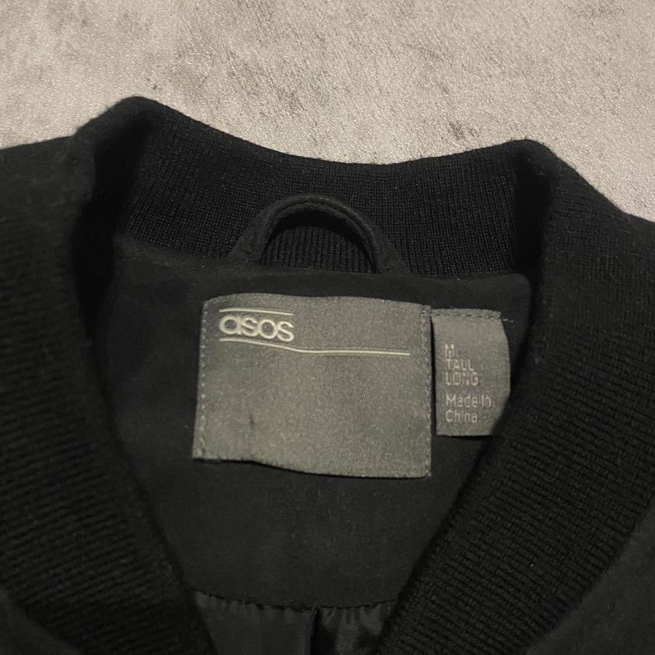 Asos Asos Black bomber jacket #leatherjacket Size US M / EU 48-50 / 2 - 4 Thumbnail