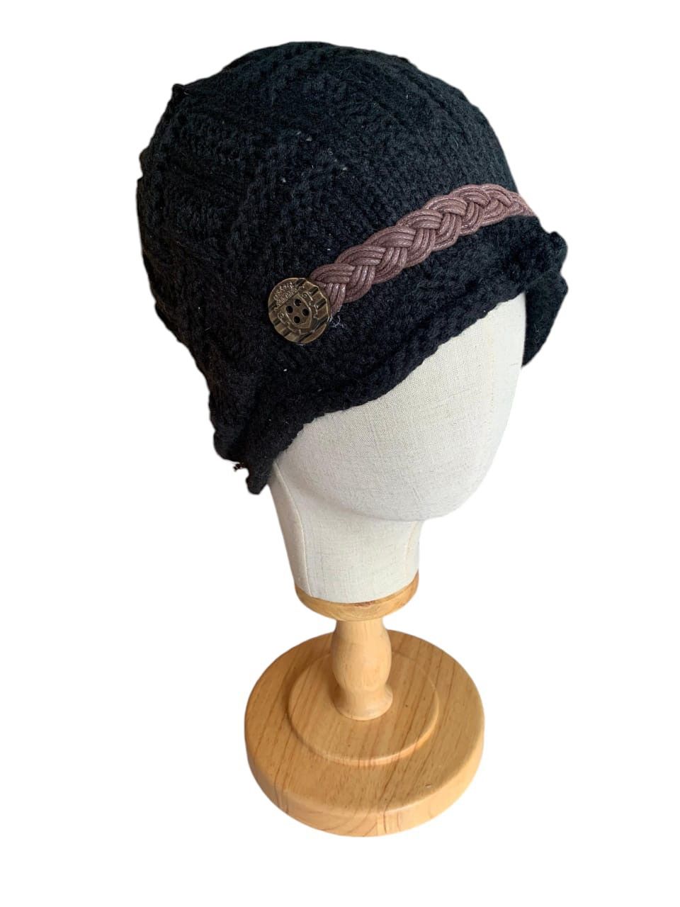Japanese Brand × Kapital × Vintage Punk Bondage Style Knitted Beanie Hats☠️ Size ONE SIZE - 1 Thumbnail