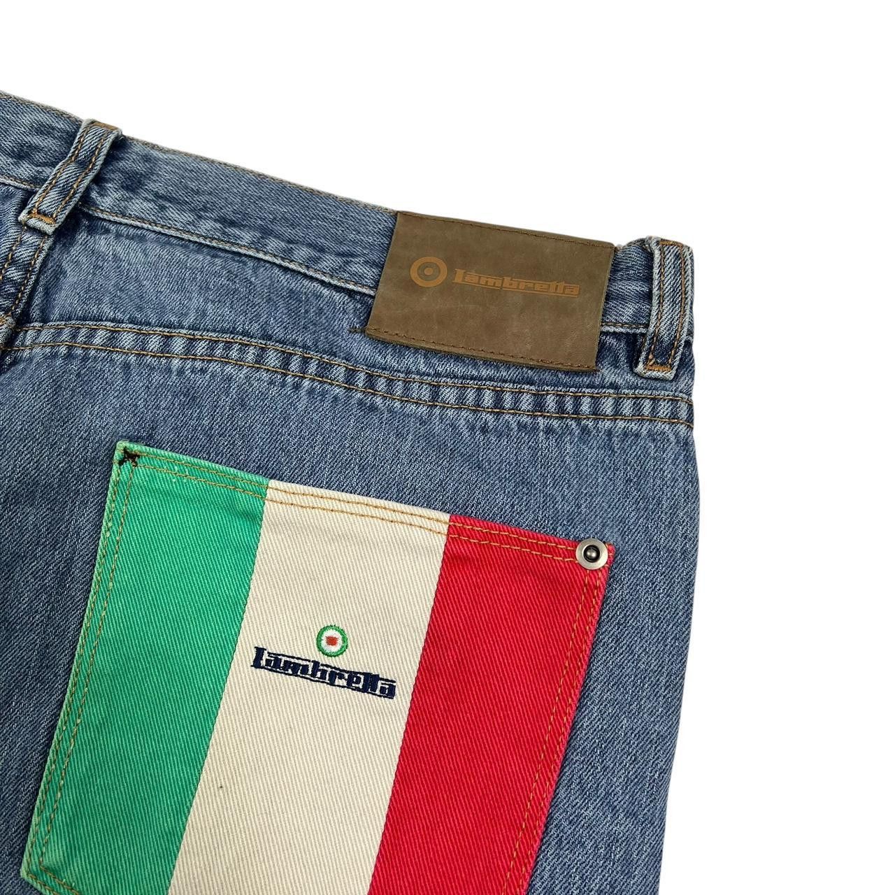 Lambretta Lambretta Italian Flag Jeans - Waist: 36” Size US 36 / EU 52 - 4 Thumbnail