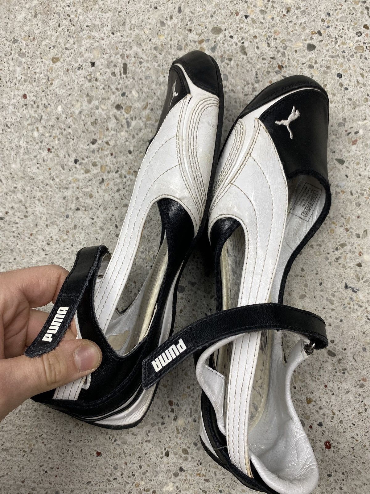 Puma Puma vintage ballet flats black y2k conquette Size US 8.5 / IT 38.5 - 2 Thumbnail