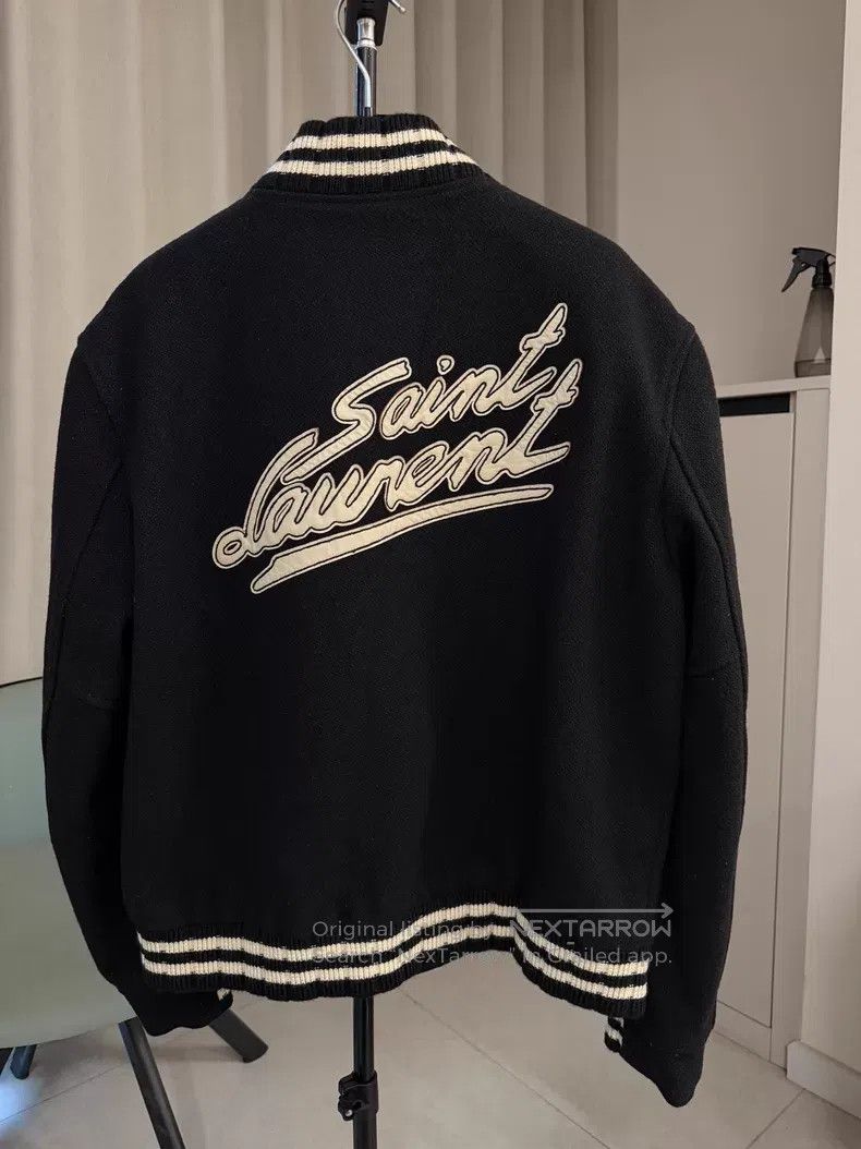 Saint Laurent Paris Saint Laurent Paris Back Lettering Embroidered Baseball Ja Size US L / EU 52-54 / 3 - 1 Thumbnail