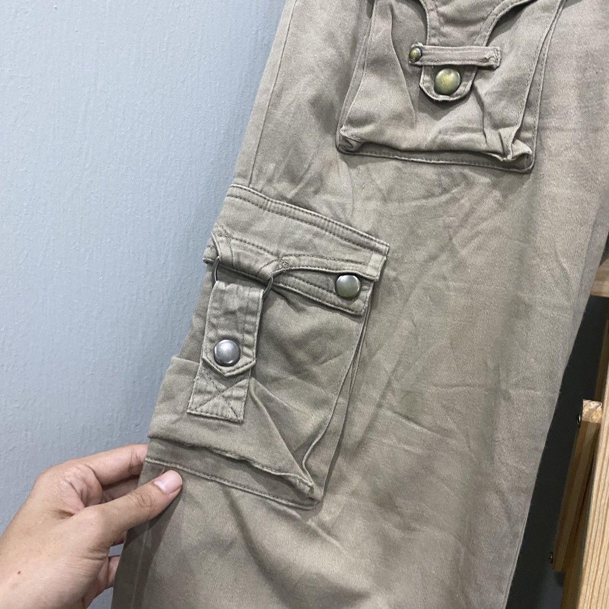 semanticdesign Archive Japanese Brand Multi-Pocket Tactical Cargo Pants Y2K Size US 30 / EU 46 - 9 Thumbnail