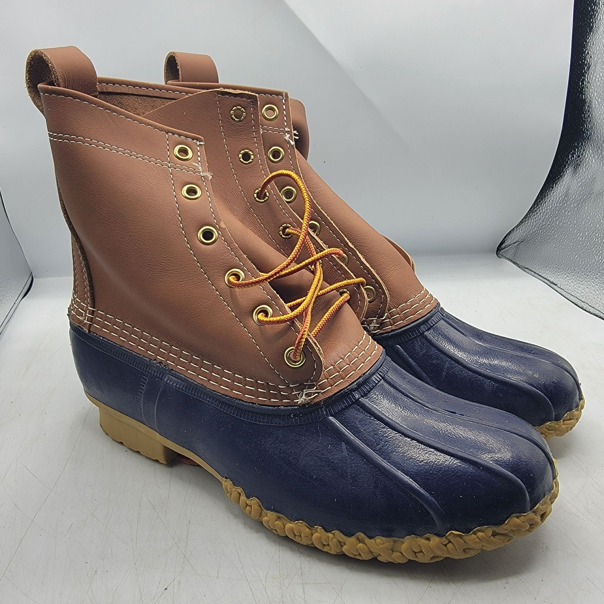 LL Bean Womens 9 Brown Boots Made In The USA Outdoors Rain C