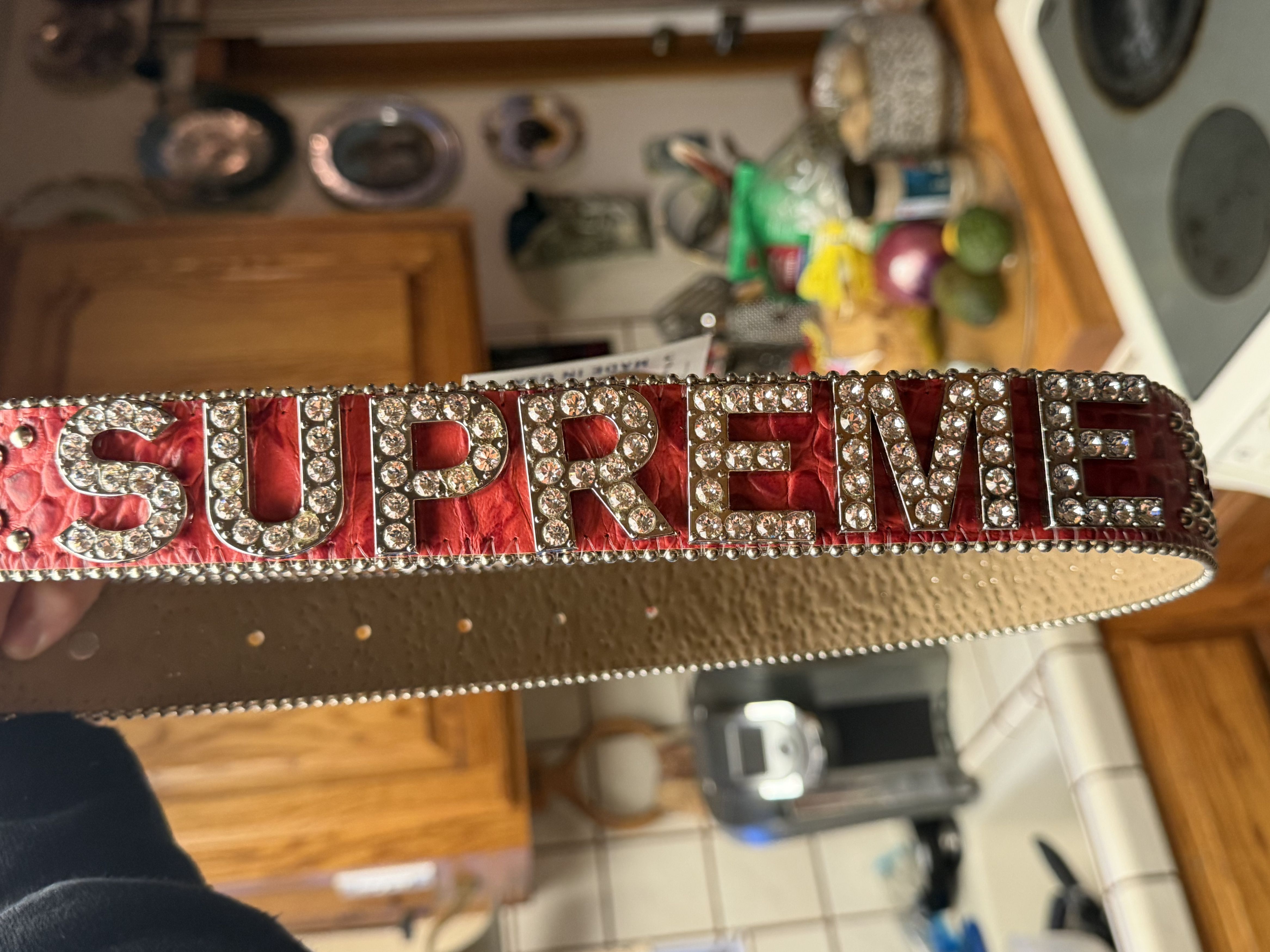 B.B. Simon Supreme X B.B. Simon Belt Red L/XL Size ONE SIZE - 7 Thumbnail