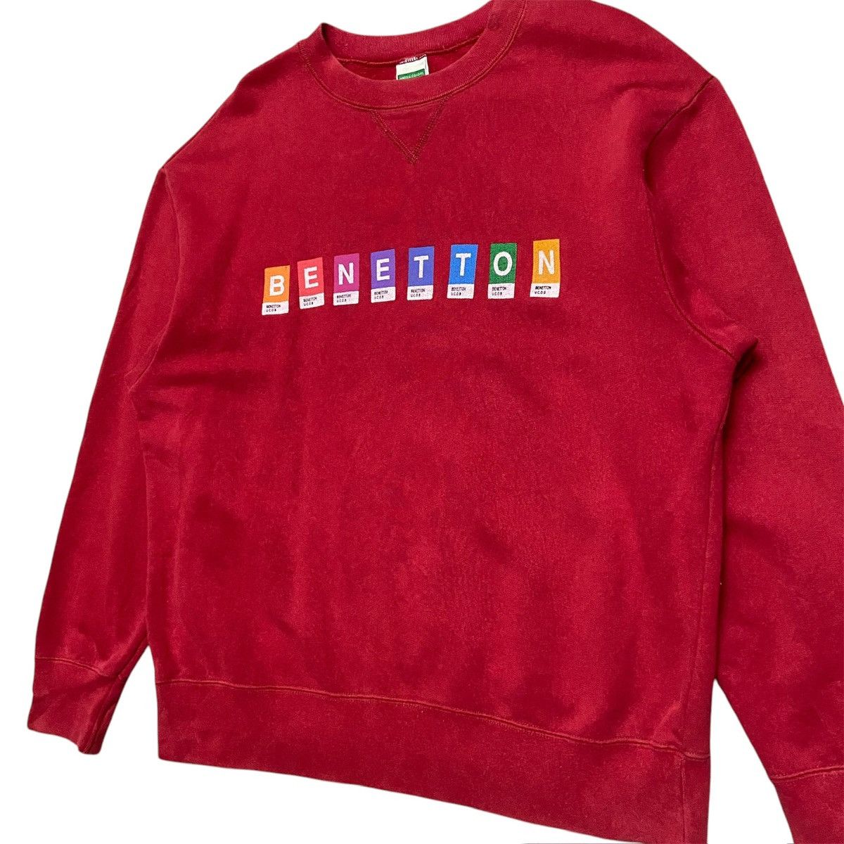 Benetton × United Colors Of Benetton United Colors of Benetton Crewneck Sweatshirt Size US M / EU 48-50 / 2 - 2 Thumbnail
