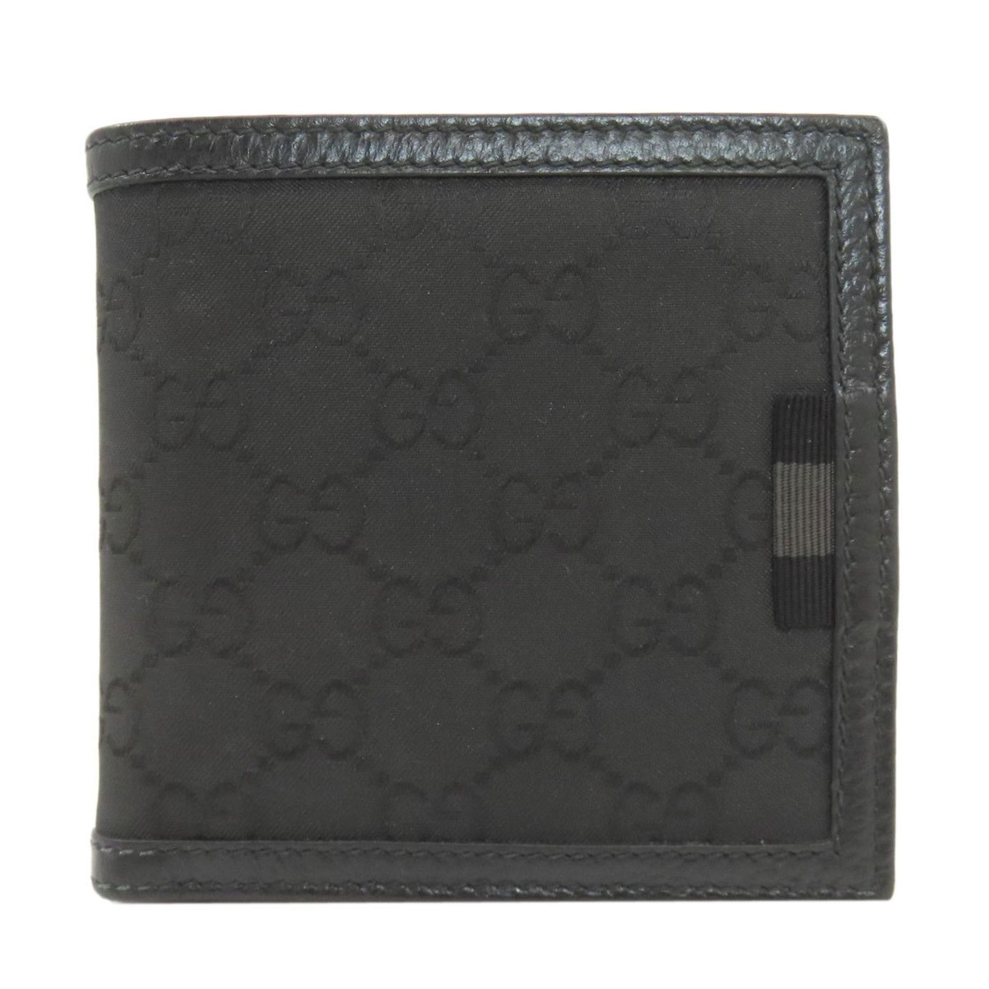 Gucci Gucci 150413 Outlet GG Bifold Wallet Nylon Women's GUCCI Size ONE SIZE - 1 Thumbnail
