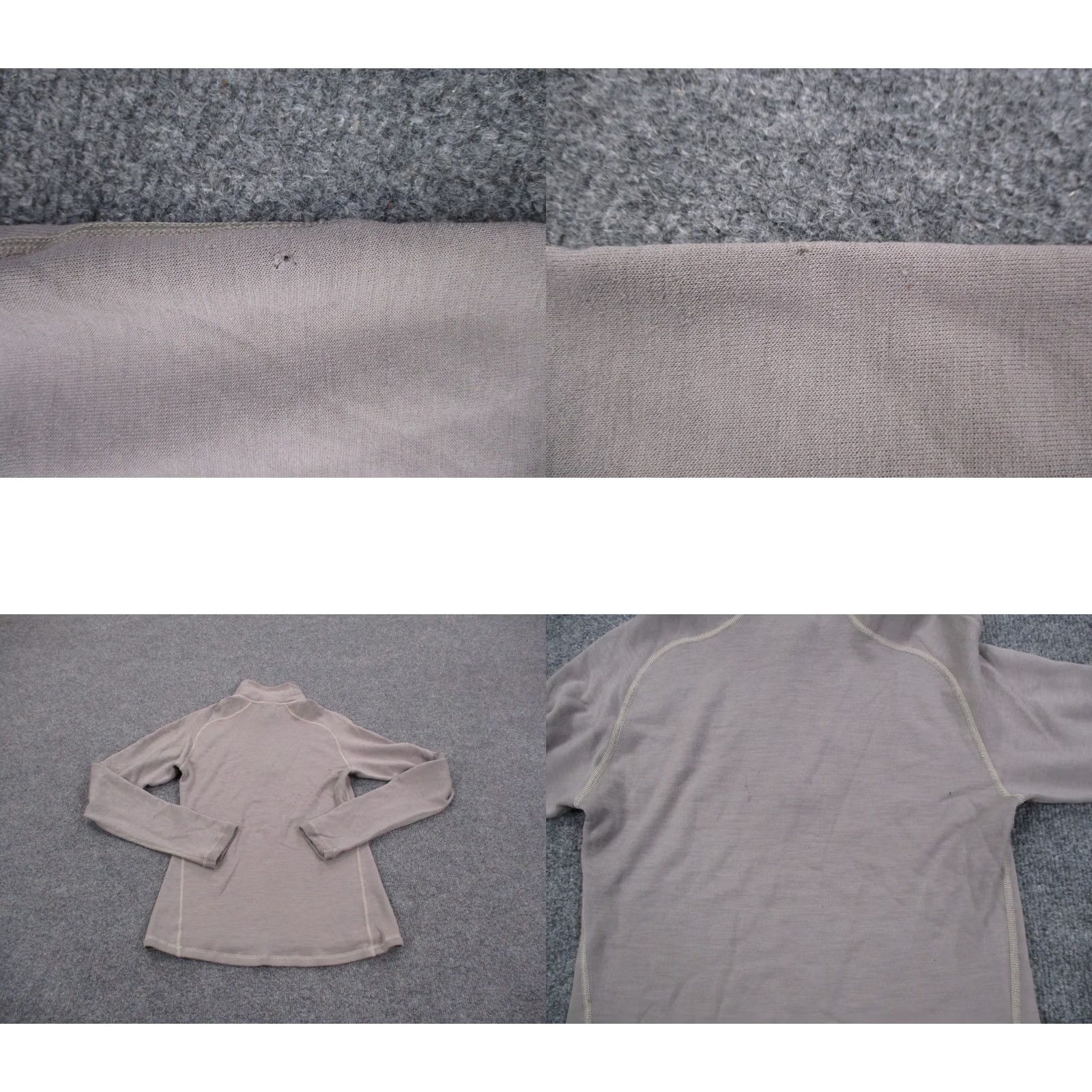 Patagonia Patagonia Jacket Women S Merino Wool Windbreaker 1/4 Zip Beige Size S Size S / US 4 / IT 40 - 9 Thumbnail