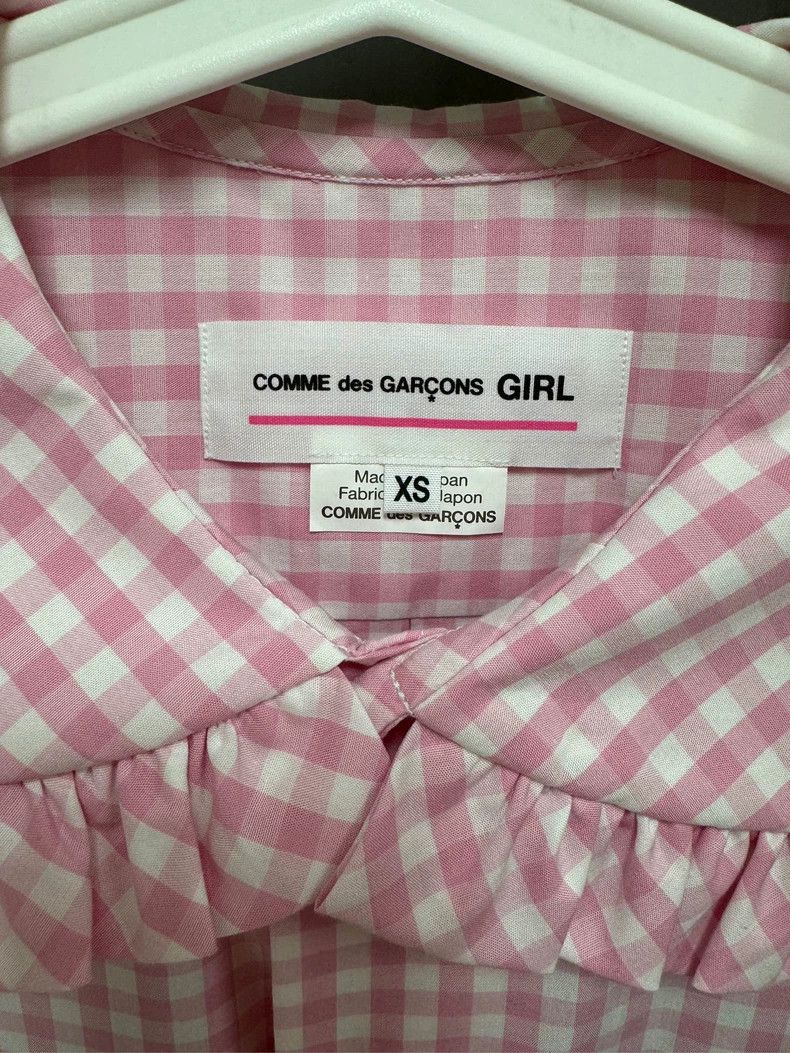 Comme des Garcons Comme Des Garcons Pink plaid shirt Size XS / US 0-2 / IT 36-38 - 2 Thumbnail