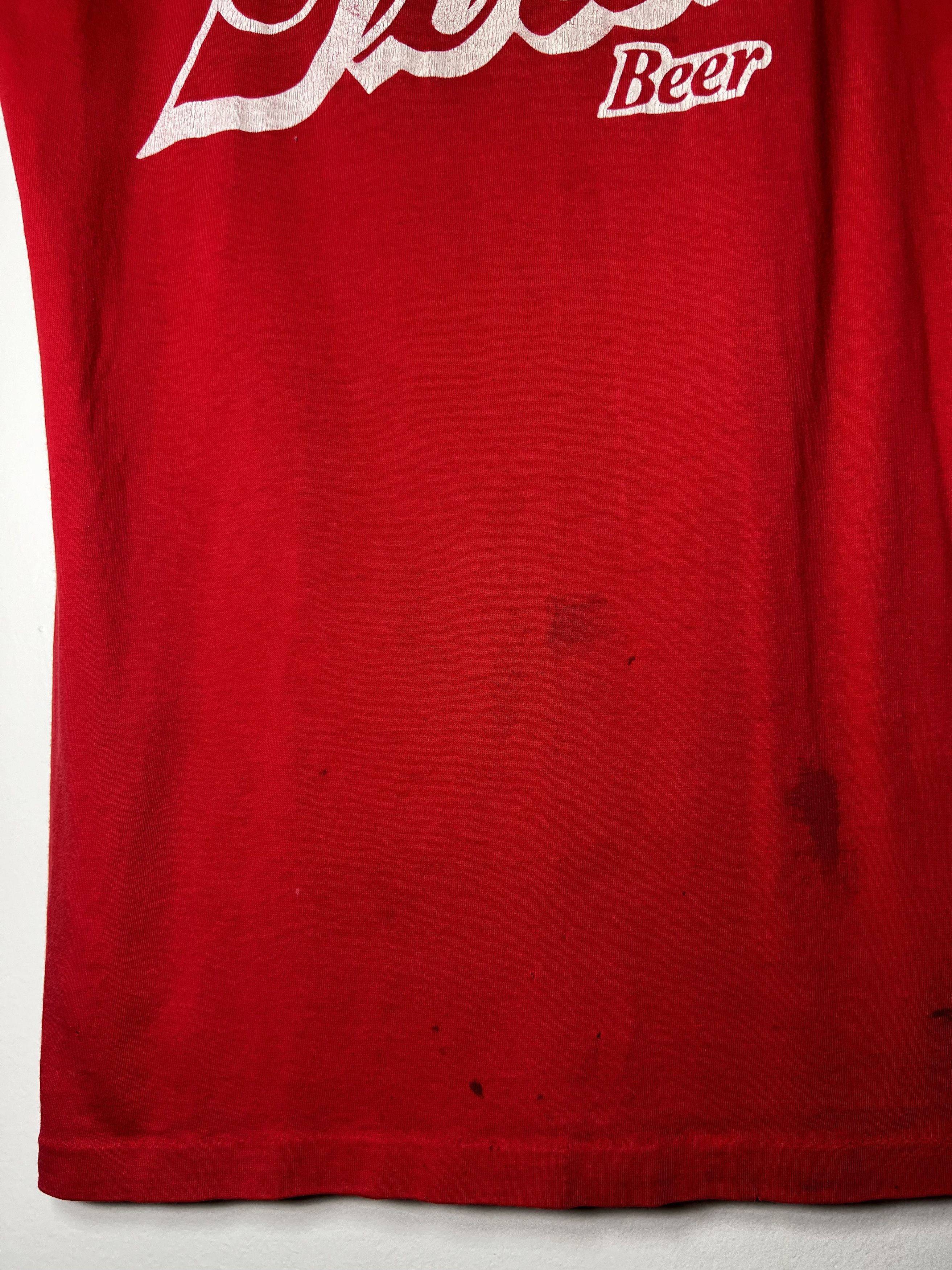 Other × Vintage Vintage 1970's Stroh's Beer Logo Single Stitch T-Shirt Size US M / EU 48-50 / 2 - 5 Thumbnail