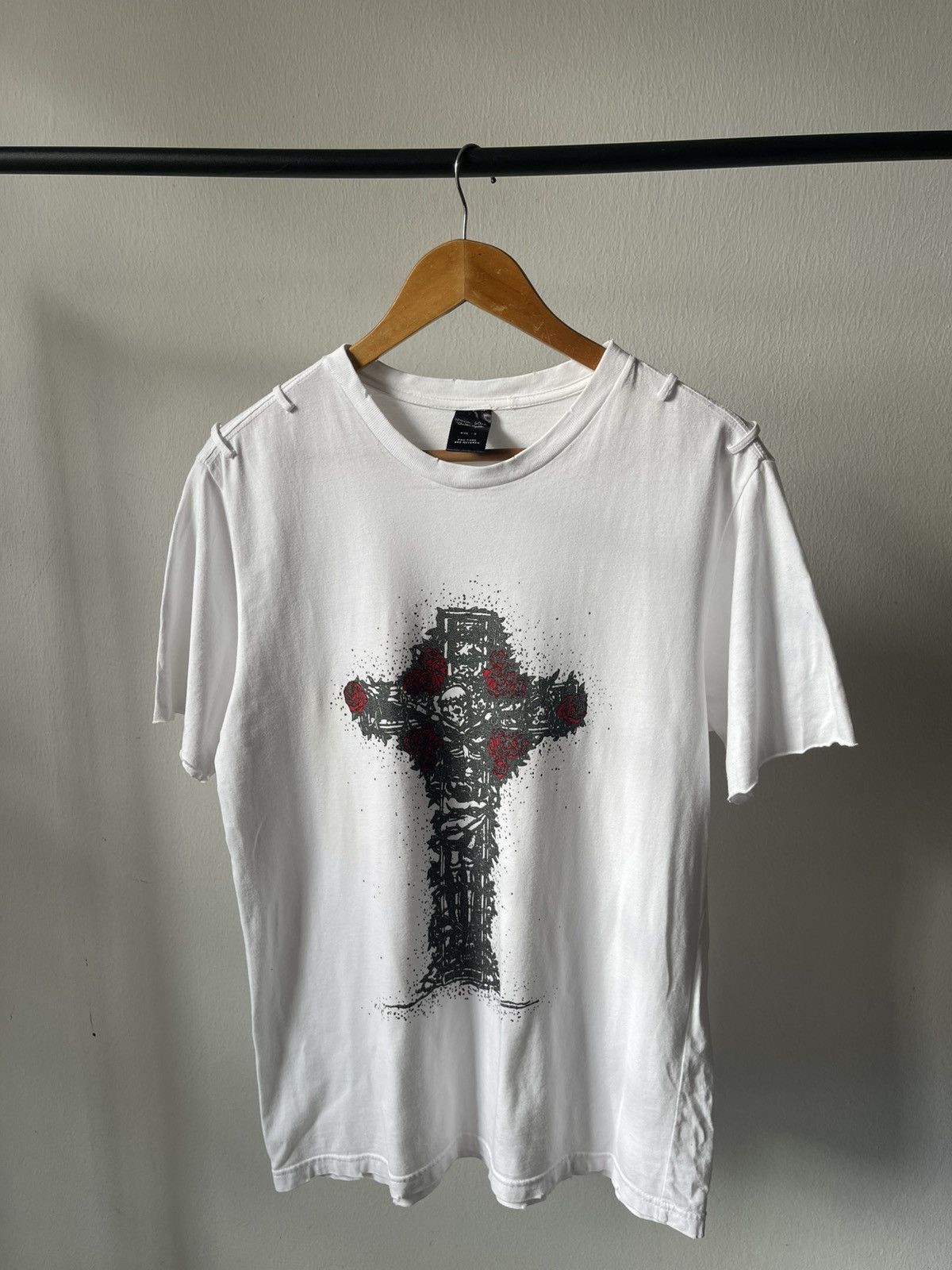 Number (N)ine SS06 Welcome To The Shadow Necklace Cross Tee | Grailed