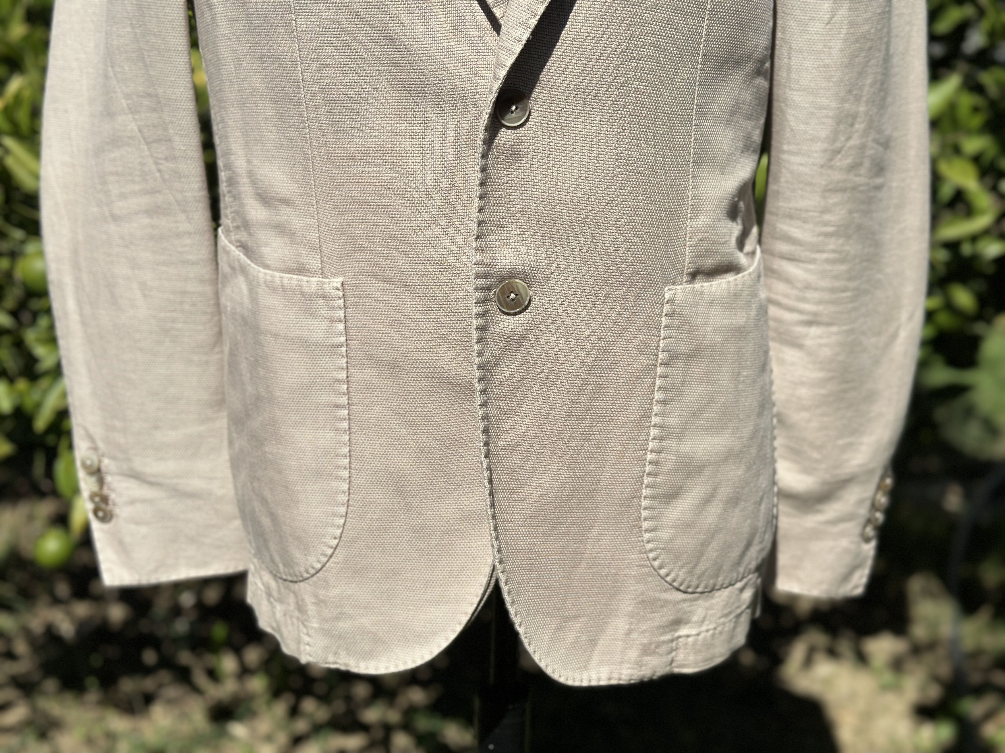 L.B.M. 1911 Limited Edition LBM 1911 Formal Jacket Linen Slim Size 52 R Size 52R - 8 Thumbnail