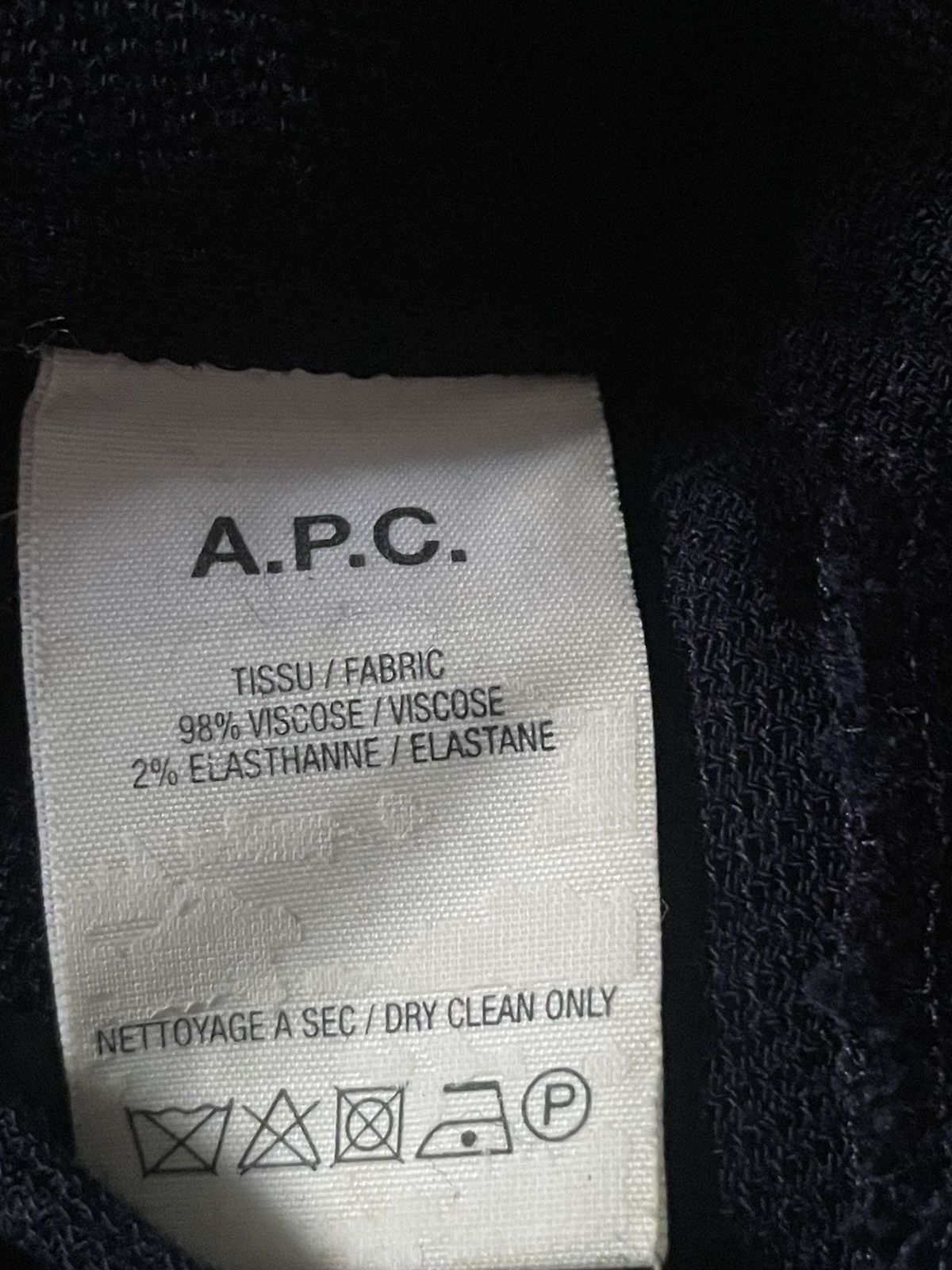 A.P.C. A.P.C Pants Size 29" - 4 Thumbnail