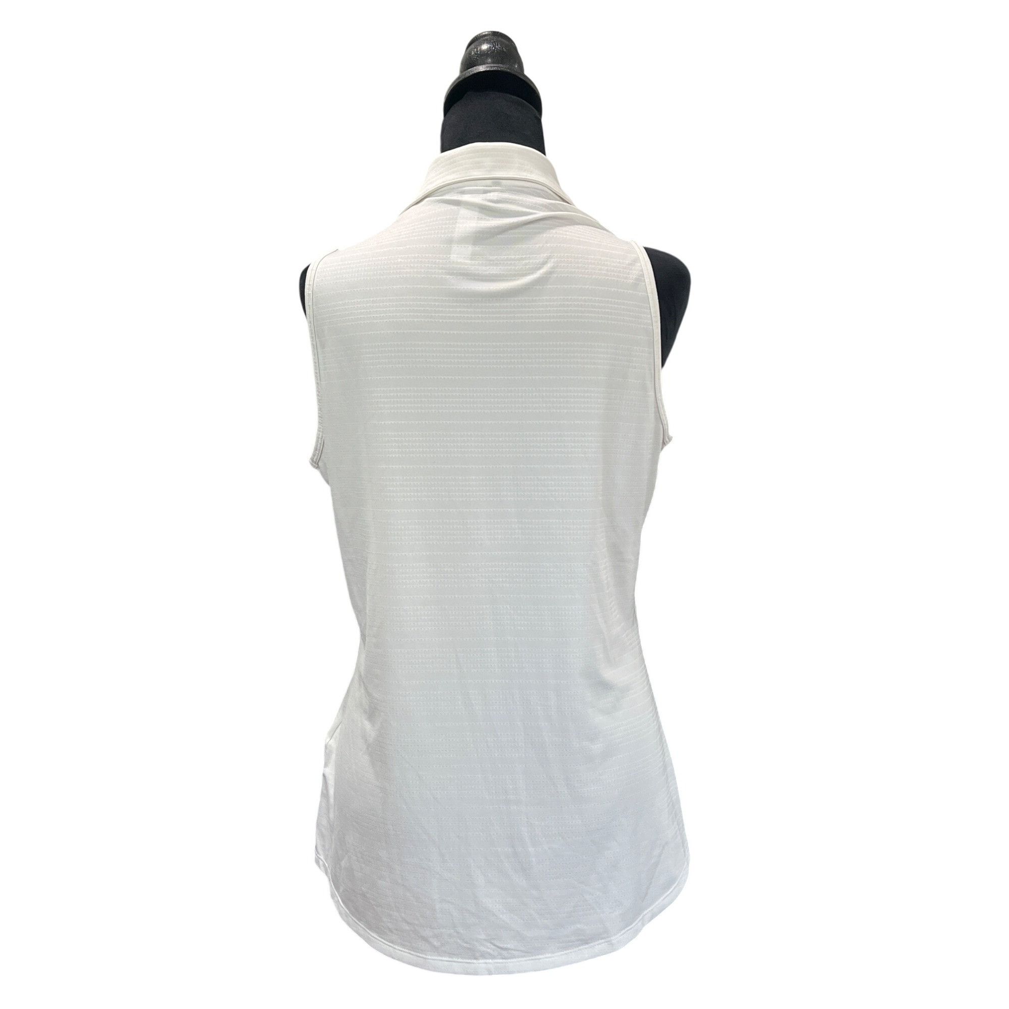 Adidas Adidas Womens White Sleeveless Golf Polo Shirt M Lightweight Size M / US 6-8 / IT 42-44 - 3 Thumbnail