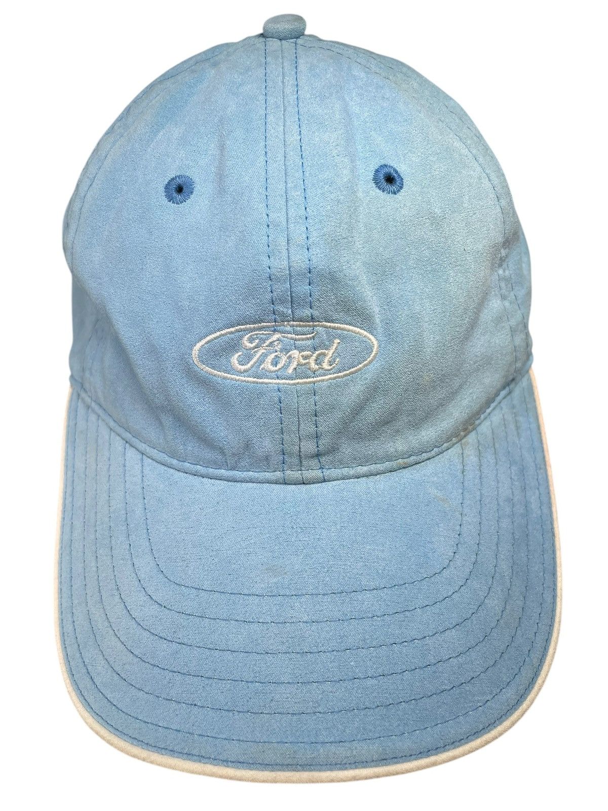 Ford × Vintage Vintage Baby Blue Ford Hat Size ONE SIZE - 1 Thumbnail