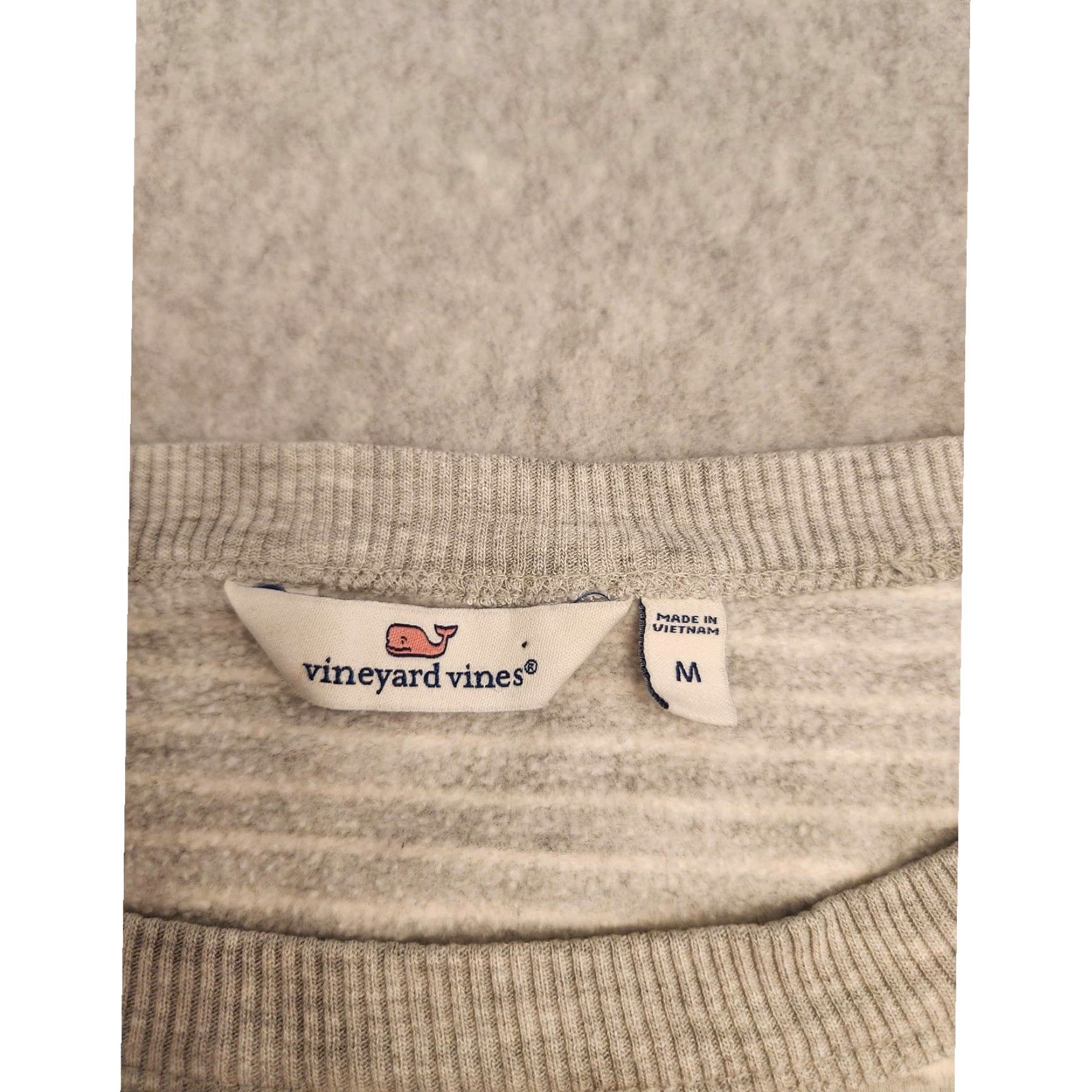 Vineyard Vines Vineyard Vines Sweater Womens Medium Gray Striped Crewneck Pullover Knit Lightweight All Seasons Crew Neck Long Sleeve Womens Medium Size M / US 6-8 / IT 42-44 - 2 Thumbnail