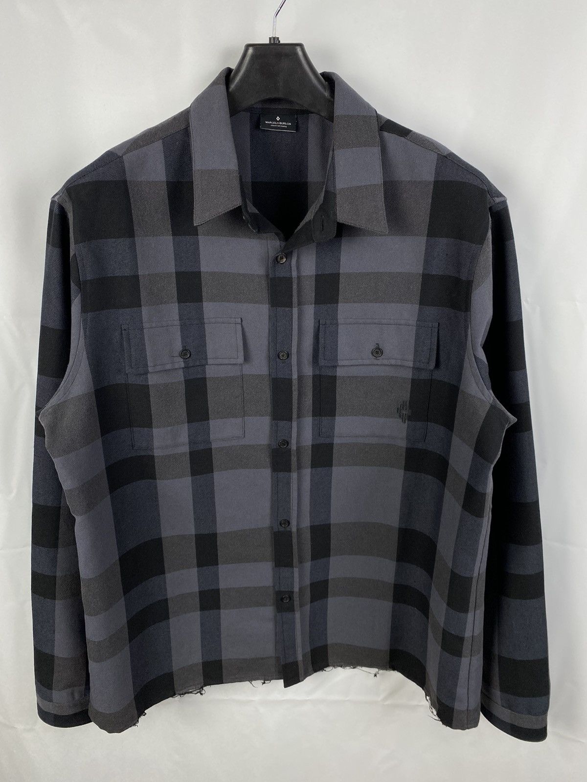 Marcelo Burlon Marcelo Burlon Otromundo Check Plaid Shirt Button Up size L Size US L / EU 52-54 / 3 - 1 Thumbnail