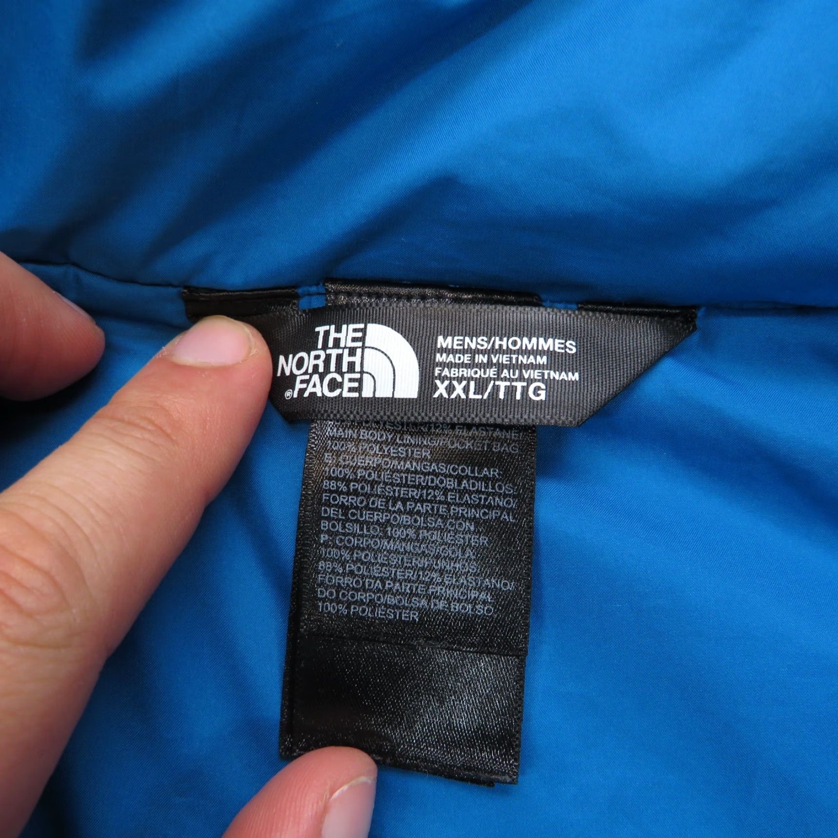 The North Face North Face Jacket Mens XXL Blue Lightweight Full Zip Puffer Coat Softshell Stow Size US XXL / EU 58 / 5 - 7 Thumbnail