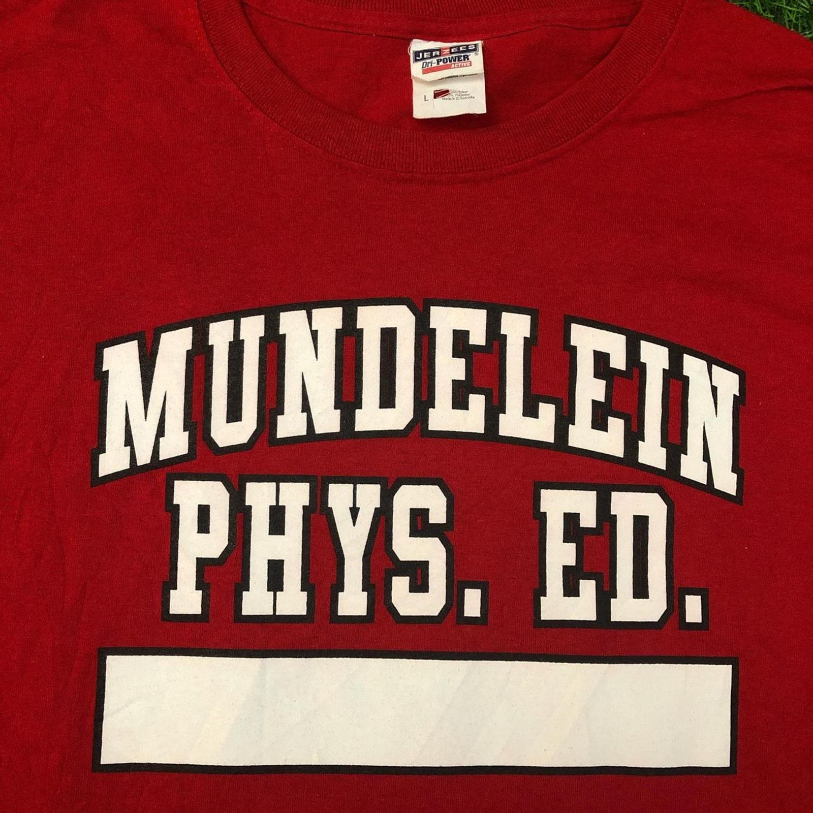 Jerzees Men’s Red ‘Mundelein Physical Education Graphic Tee Size US L / EU 52-54 / 3 - 2 Thumbnail