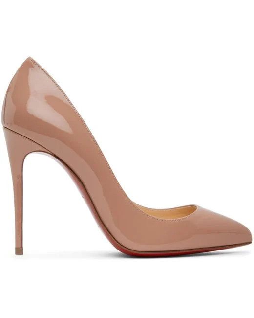 Christian Louboutin o1s1wg110924 Pigalle Follies Pumps in Ballet Pink Size US 10 / IT 40 - 2 Thumbnail