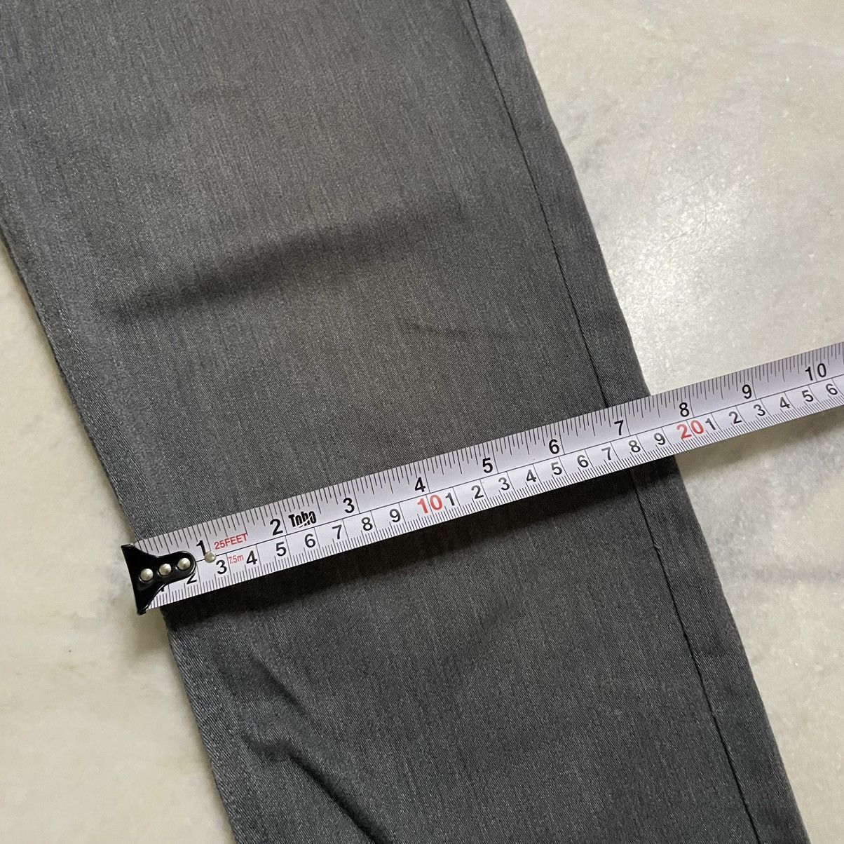 semanticdesign ORIGINAL DESIGNER SEMANTICS SLACK COTTON BUCKLE BACK (31×42 Size US 31 - 10 Thumbnail
