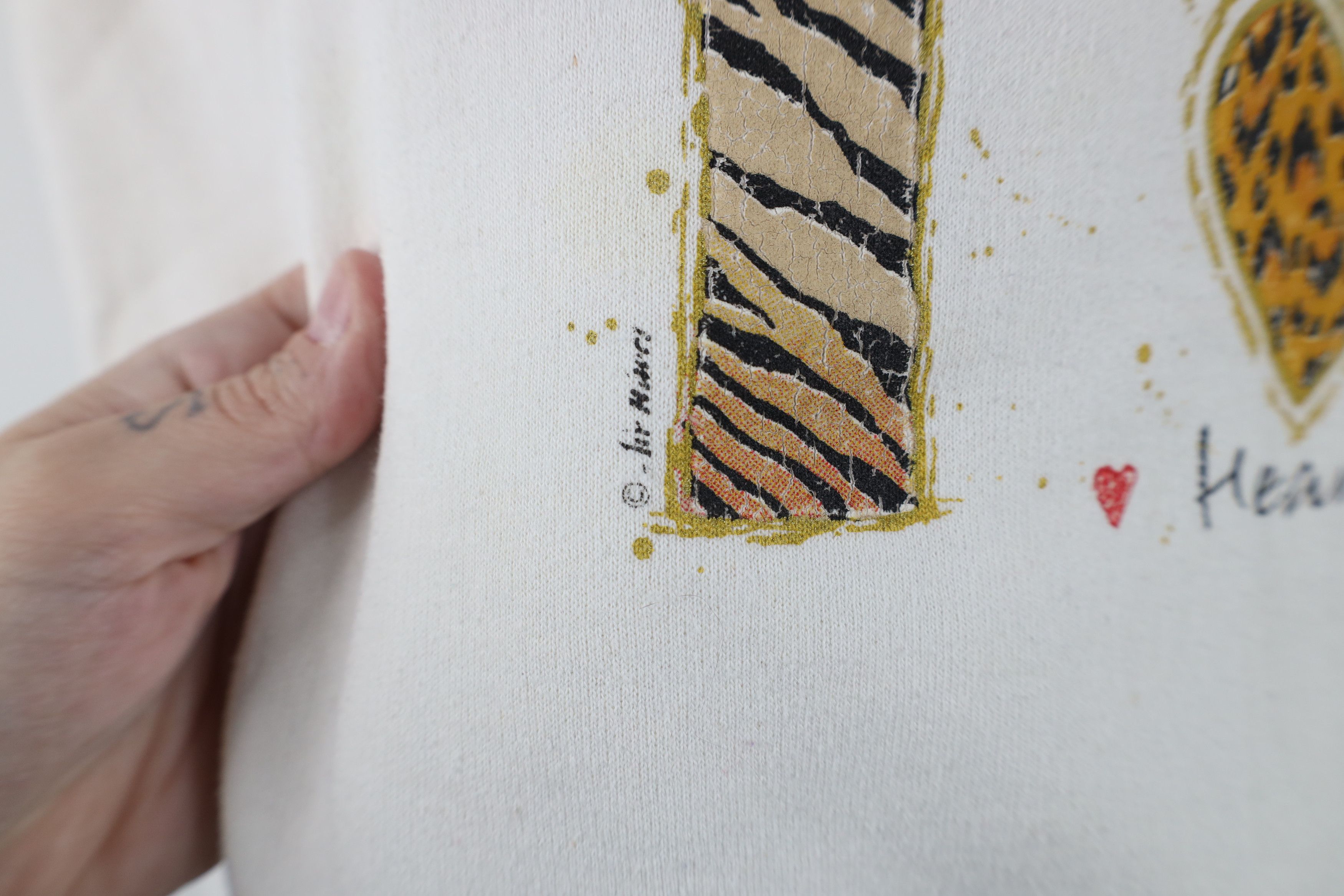 Vintage Vintage 90s Streetwear Wild At Heart Safari Sweatshirt Size XXL / US 16-18 / IT 52-54 - 5 Thumbnail