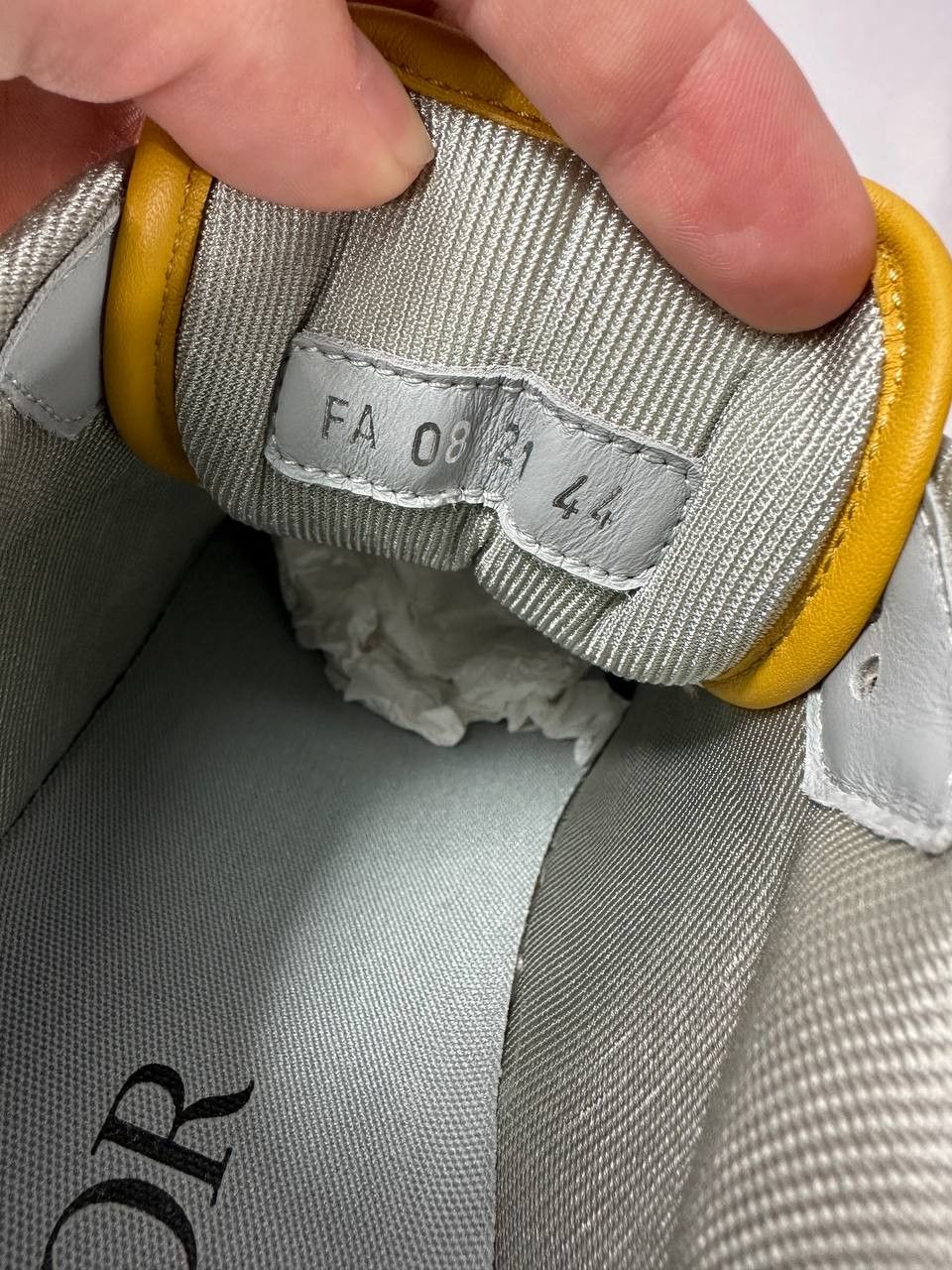 Dior Dior B27 Low 'Dior Oblique' Gold-Tone White Grey Size US 11 / EU 44 - 15 Thumbnail