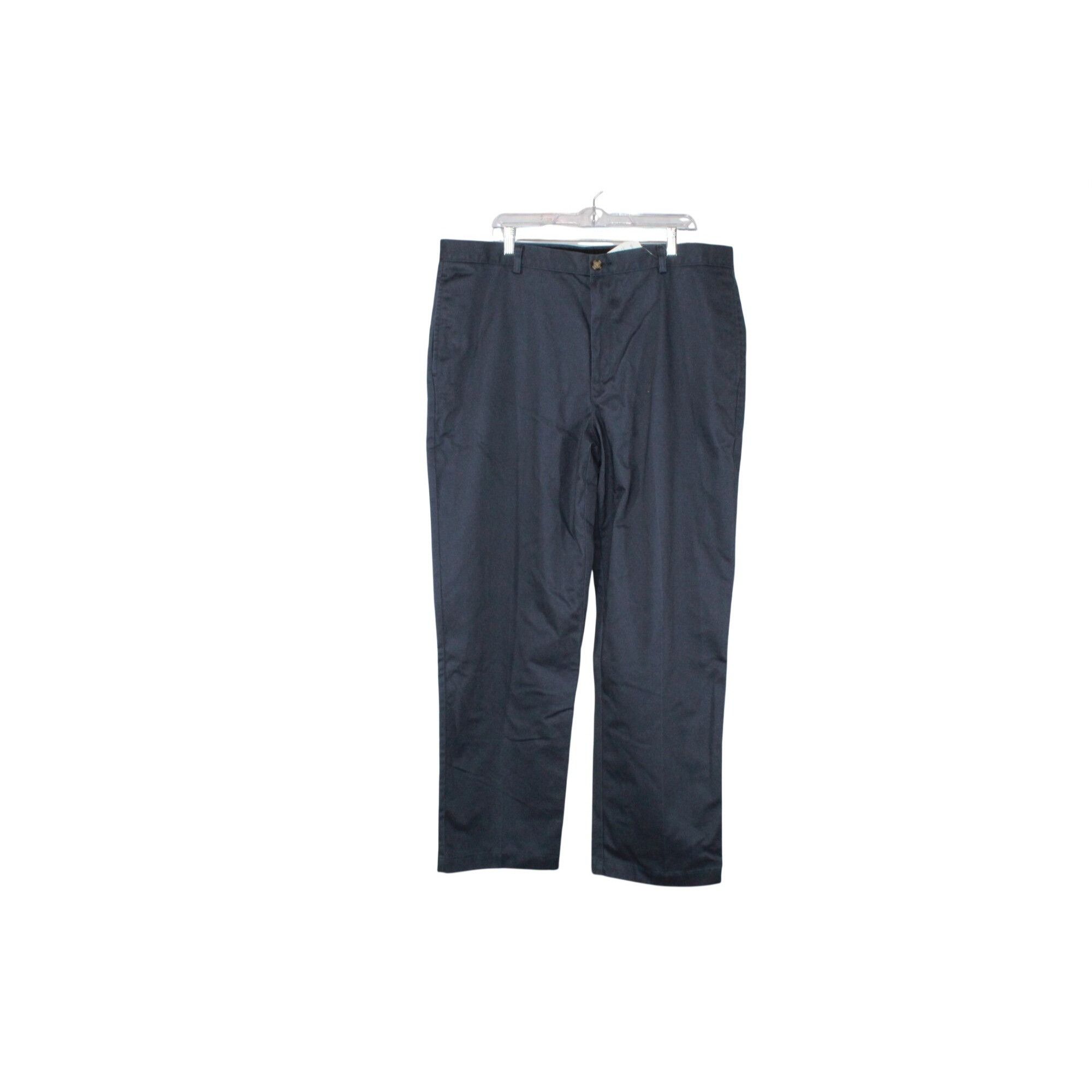 L.L. Bean LL Bean Men's Wrinkle Free Chino Pants Navy Dress Casual Size US 40 / EU 56 - 1 Thumbnail