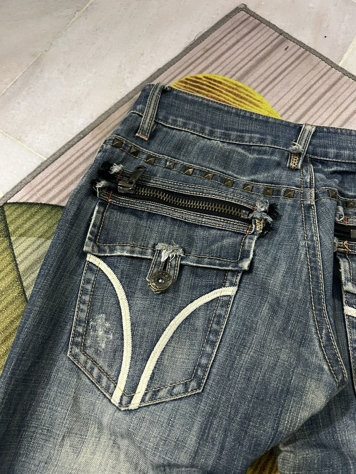 Japanese Brand 💥Classical Japanese Brand Distress Jean Size US 30 / EU 46 - 18 Thumbnail