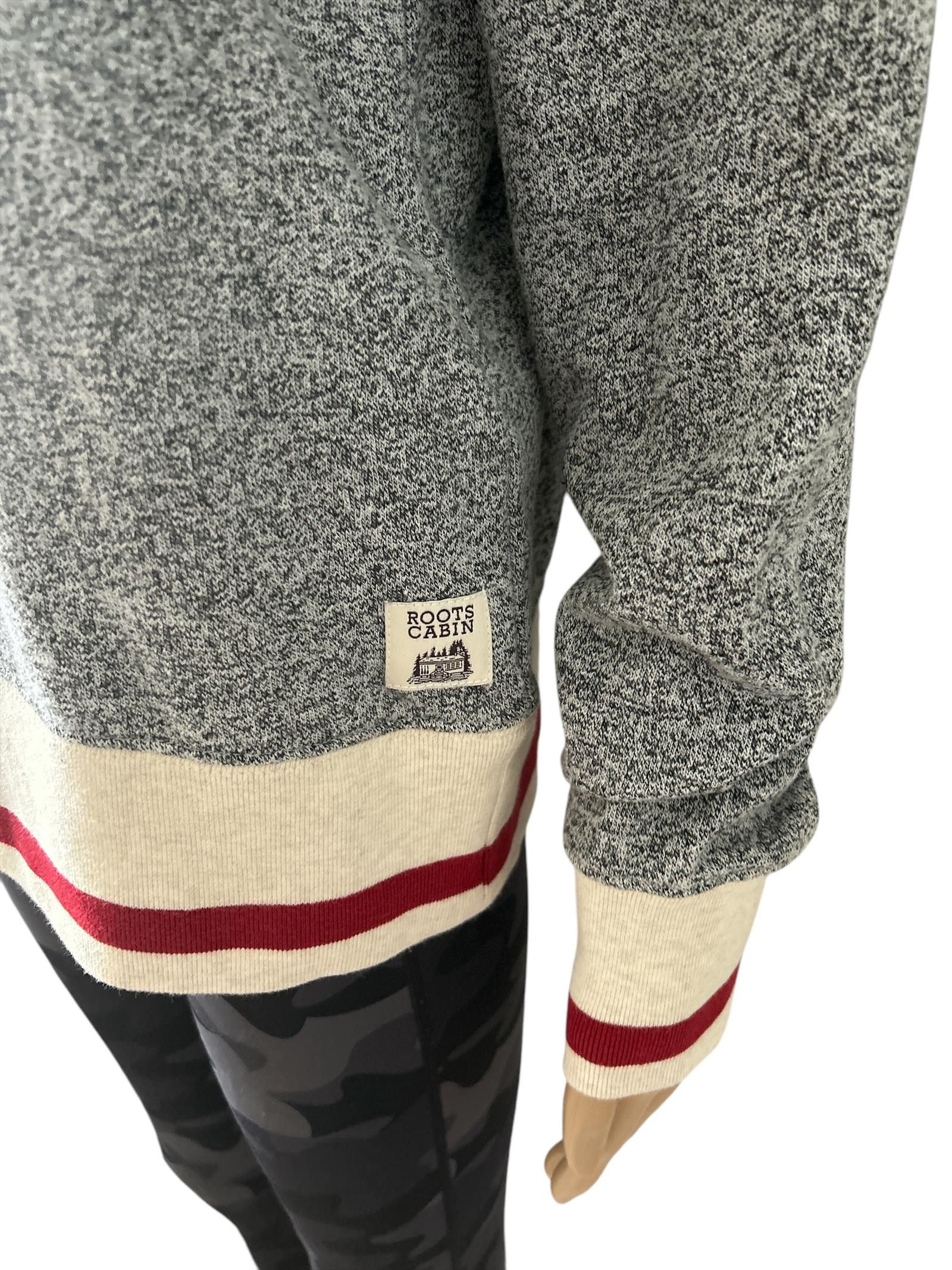 Roots Roots Cozy Quarter-Zip Pullover - Grey Size S / US 4 / IT 40 - 3 Thumbnail