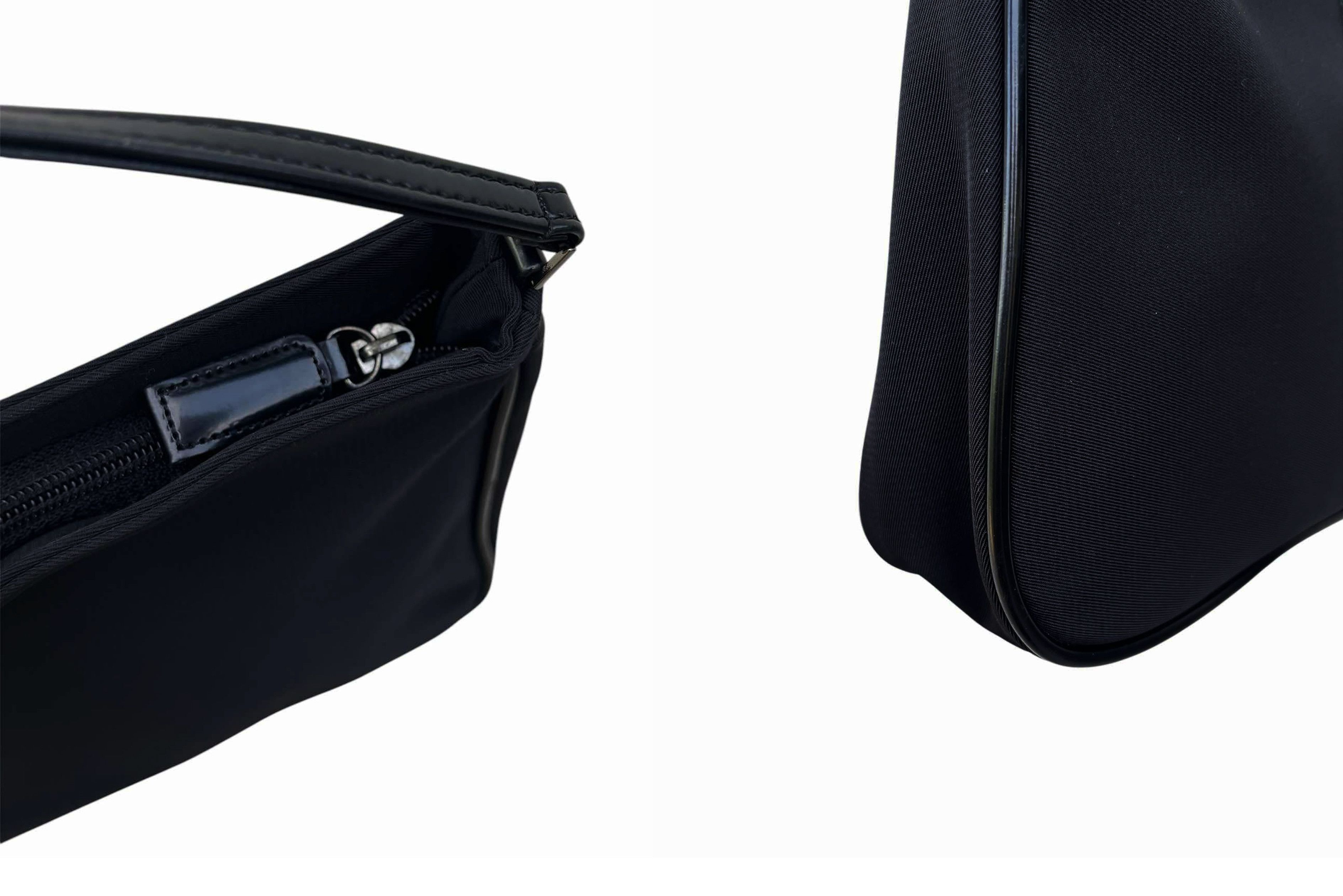 Japanese Brand KANSAI NEW YORK Black Nylon and Leather shoulder bag Size ONE SIZE - 5 Thumbnail