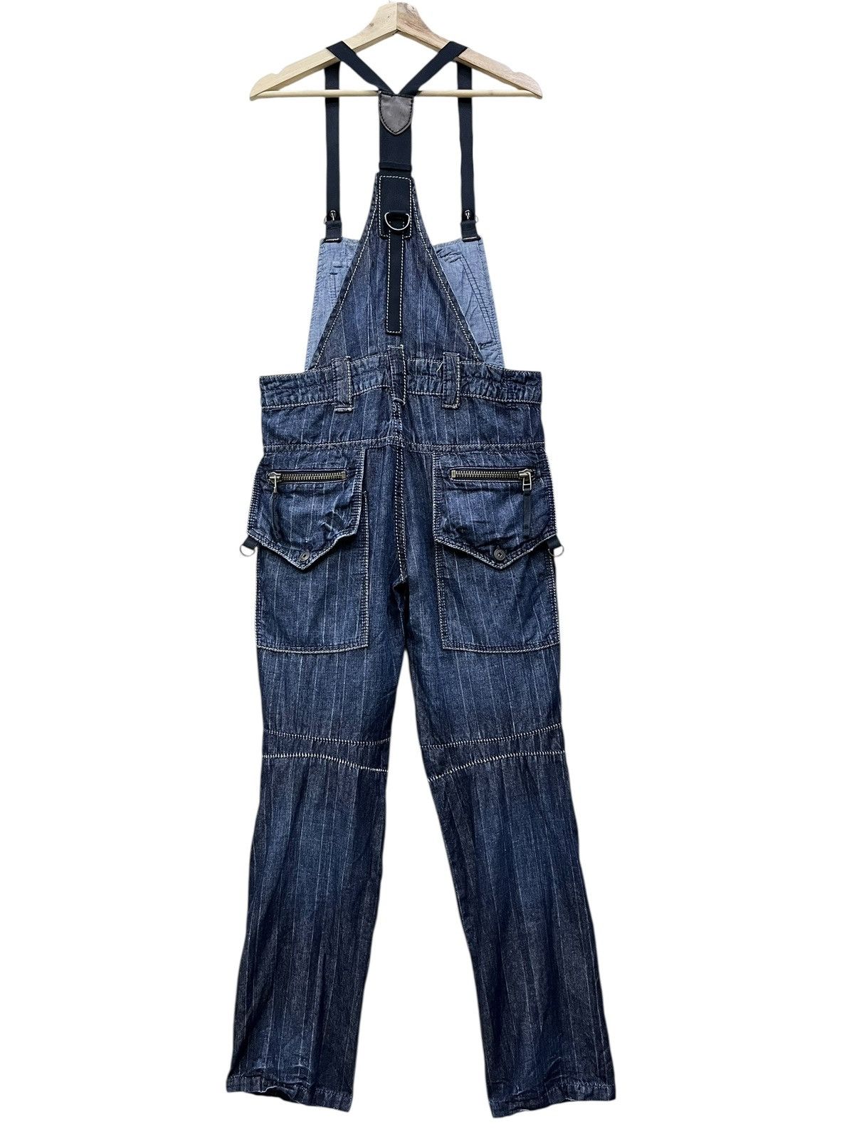 Marithe + Francois Girbaud Archive Marithe Francois Girbaud Structured Denim Overall S Size 30" / US 8 / IT 44 - 8 Thumbnail
