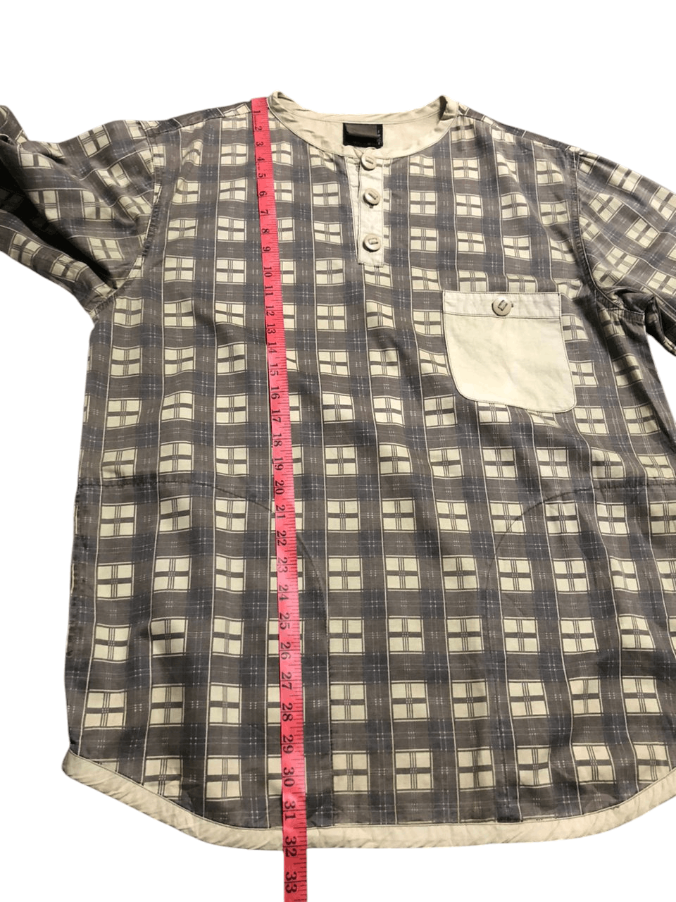 If Six Was Nine × Japanese Brand 2004 Flip The Script Checked Work Gear Shirt Jacket Size US L / EU 52-54 / 3 - 23 Thumbnail