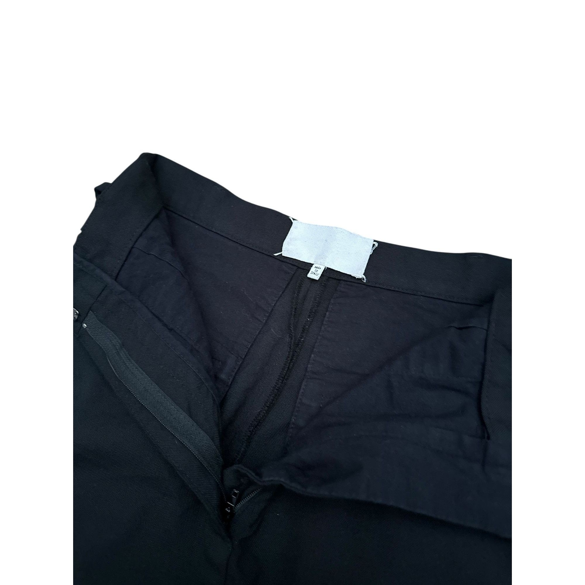 Maison Margiela FW 2013 High Waist Black Wool Pants Size 28" / US 6 / IT 42 - 2 Thumbnail