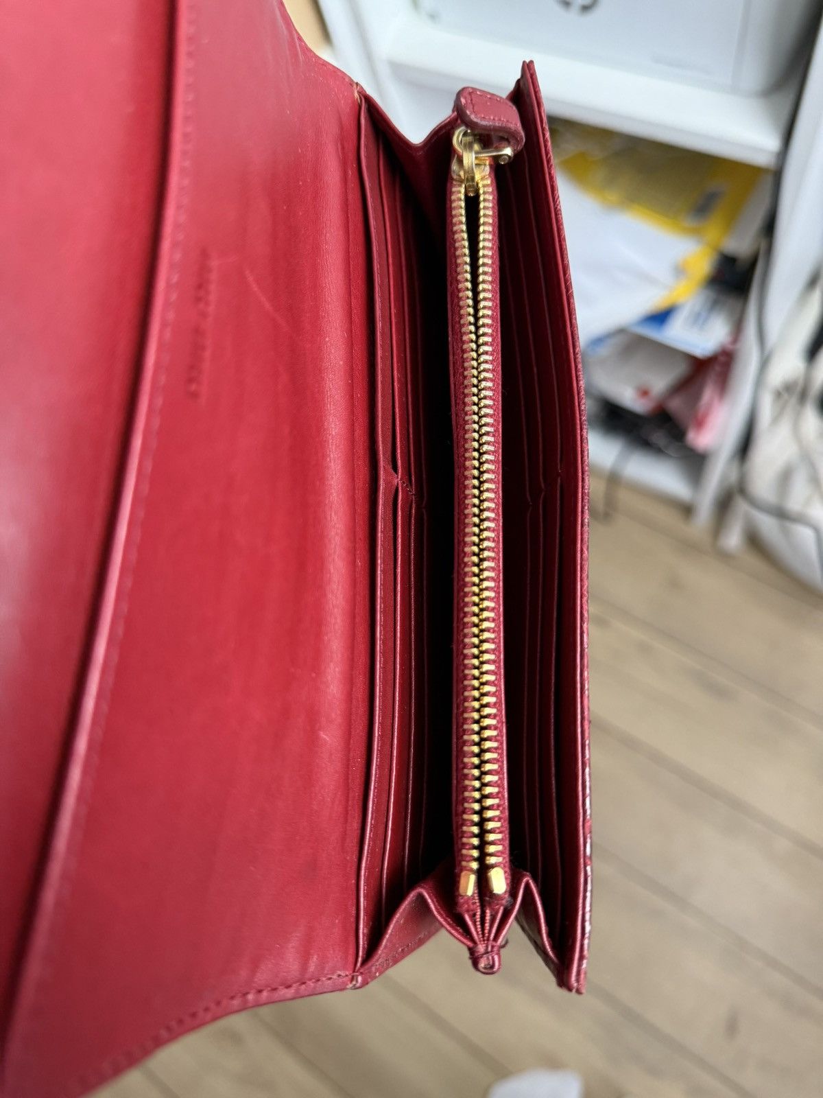 Designer × Miu Miu Vintage y2k Miu Miu leather wallet designer archive luxury Size ONE SIZE - 7 Thumbnail
