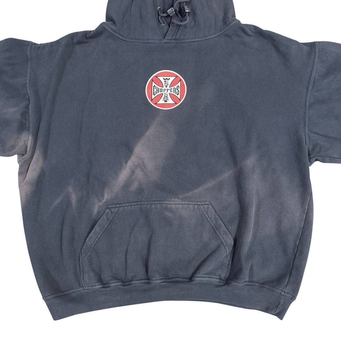 West Coast Choppers Vintage West Coast Choppers Hoodie Navy Size US XXL / EU 58 / 5 - 3 Thumbnail