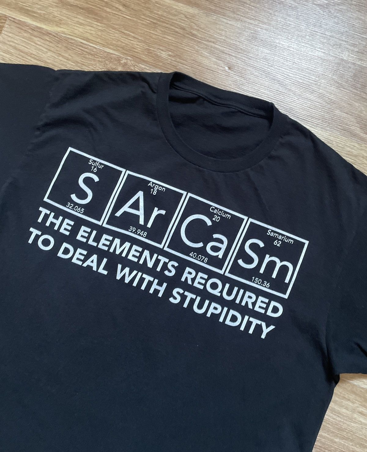Other Men’s Sarcasm Humor Black Tee T Shirt Size US L / EU 52-54 / 3 - 5 Thumbnail