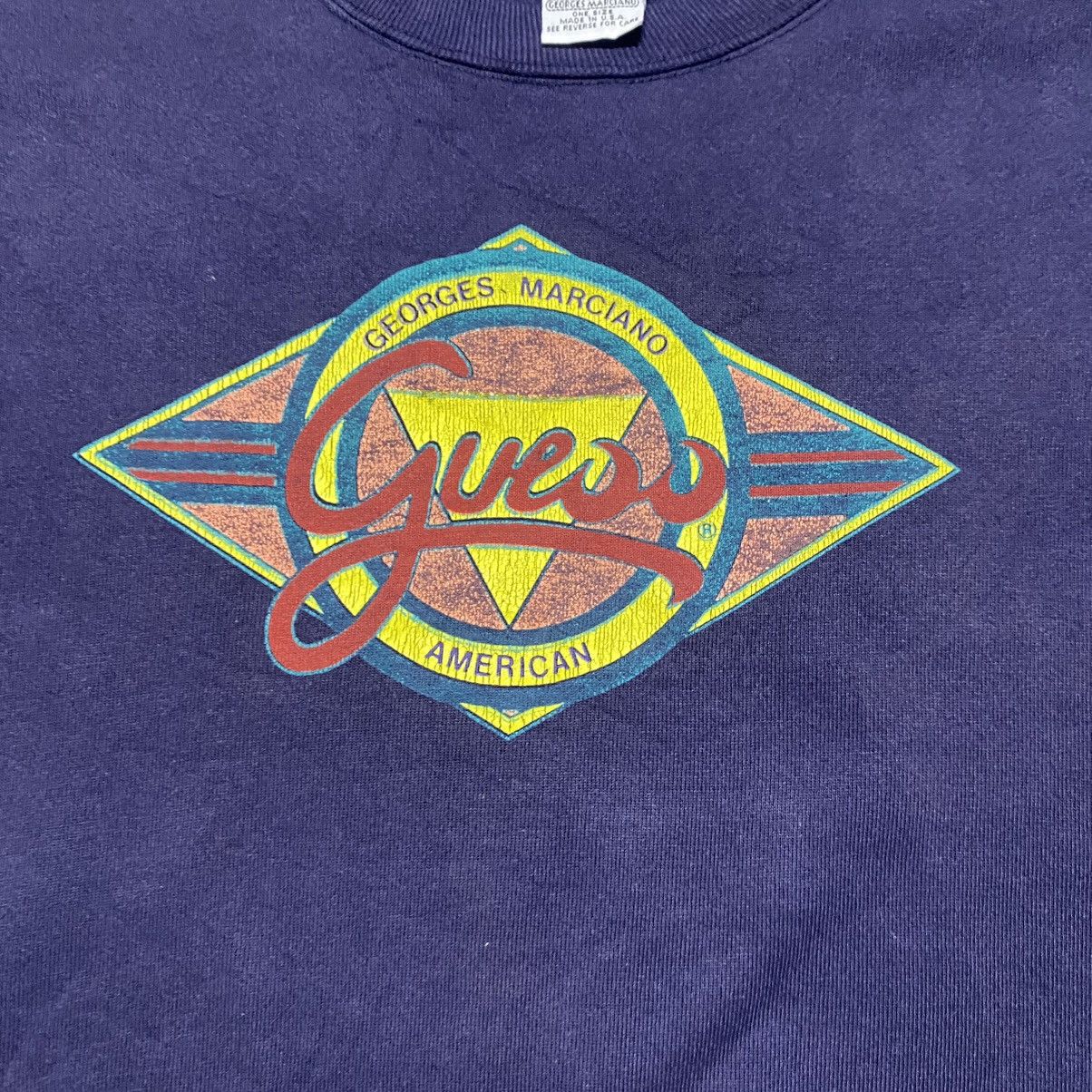Guess Vintage 90s Georges Marciano Sweatshirt Size US L / EU 52-54 / 3 - 12 Thumbnail
