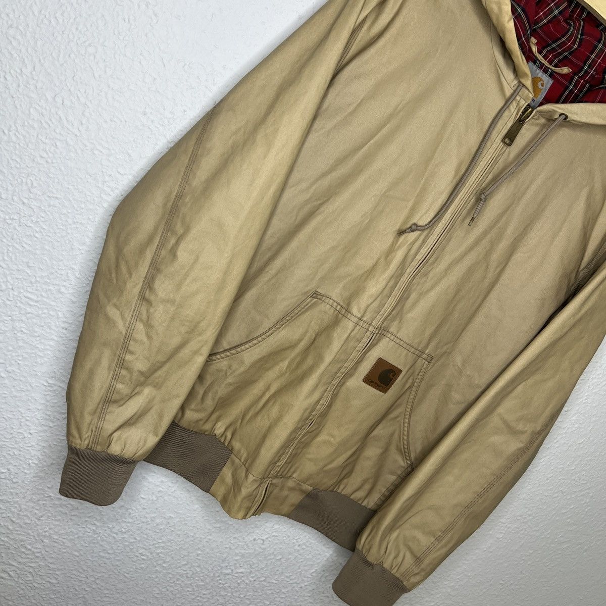 Carhartt Vintage Carhartt WiP Active Denim Waxed Jacket Checkered Size US M / EU 48-50 / 2 - 2 Thumbnail