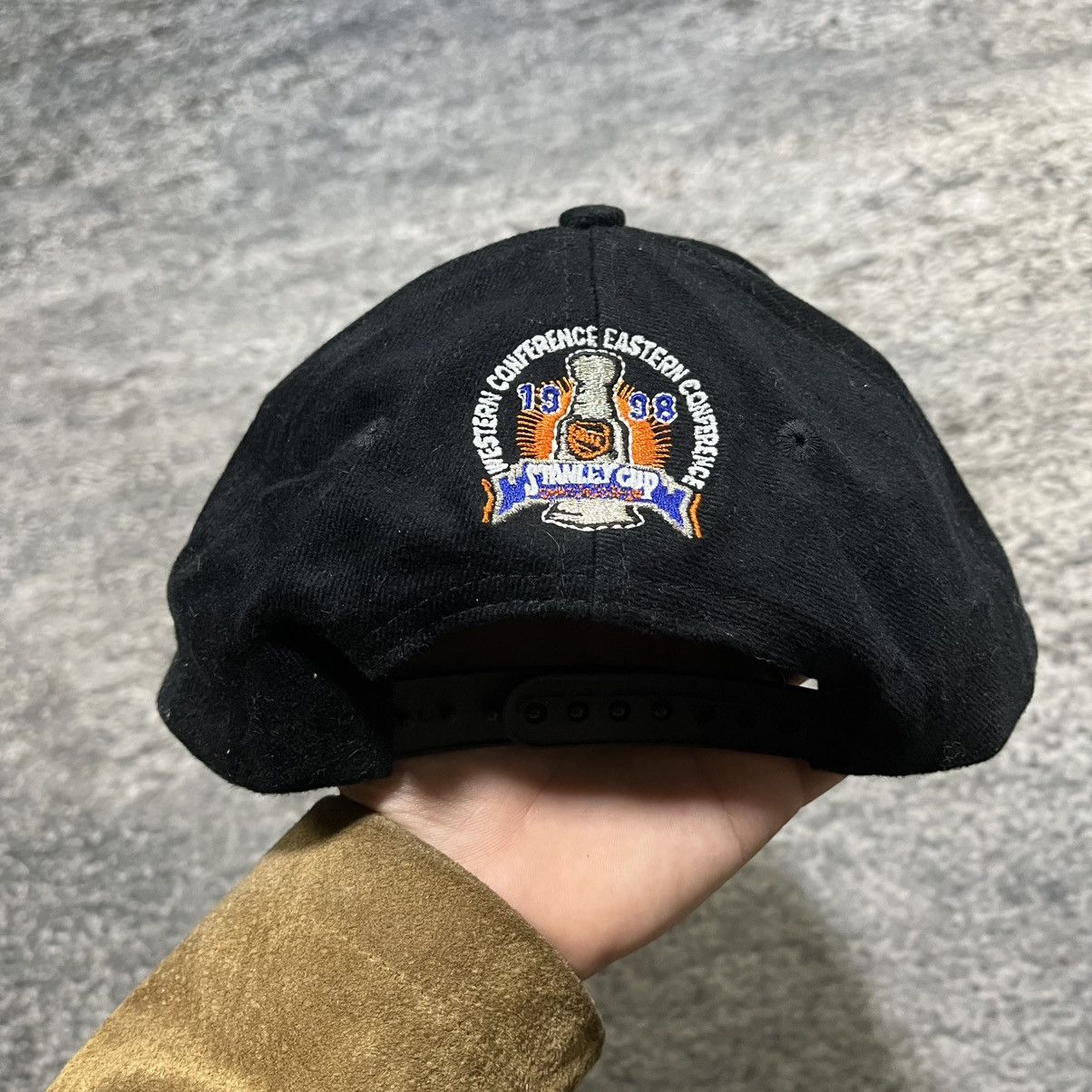 Logo 7 Vintage 1998 Stanley Cup Championship Detroit Red Wings Hat Size ONE SIZE - 3 Thumbnail