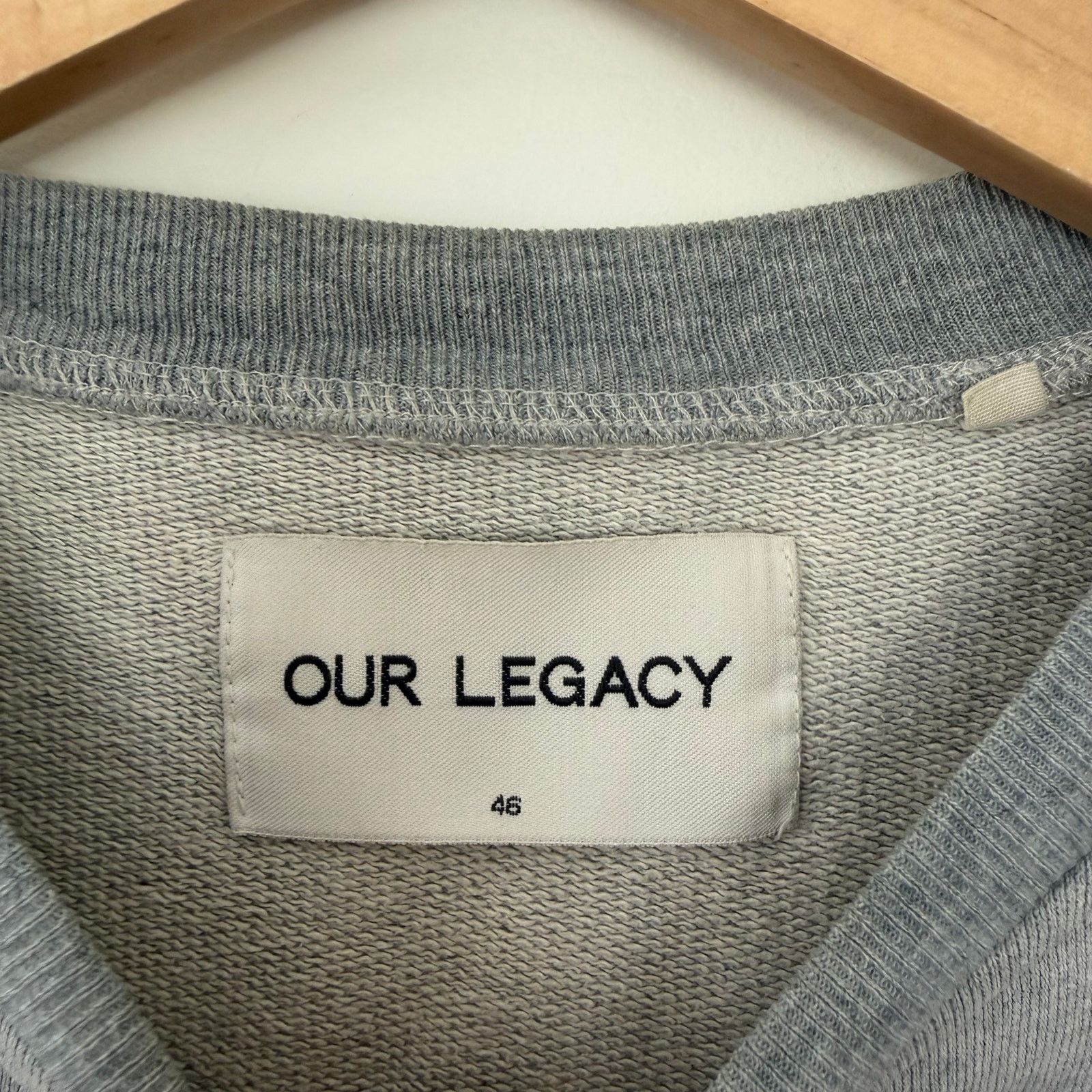 Our Legacy Our Legacy SS15 Grey Melange Crewneck Sweatshirt Sz S Size S / US 4 / IT 40 - 2 Thumbnail