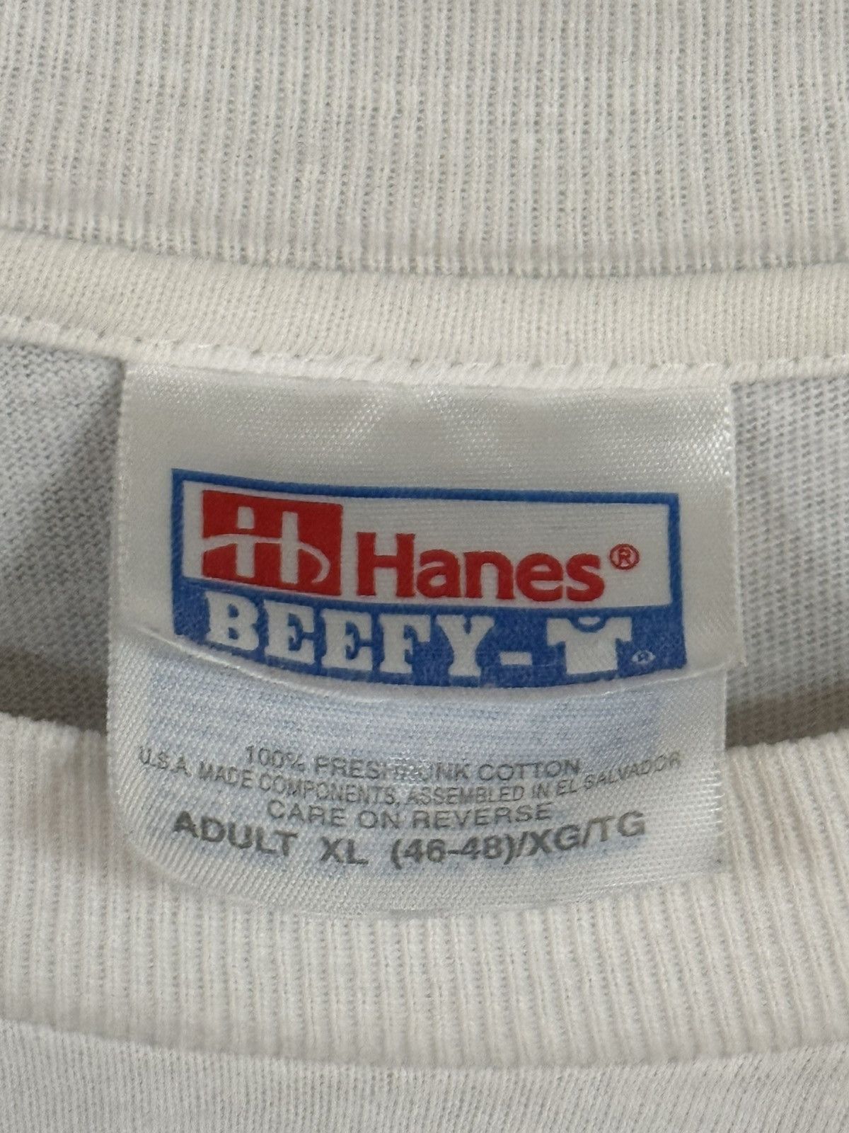 Hanes Vintage Hanes Wells Fargo Banking Logo Wagon Tee Heavyweight Size US XL / EU 56 / 4 - 4 Thumbnail