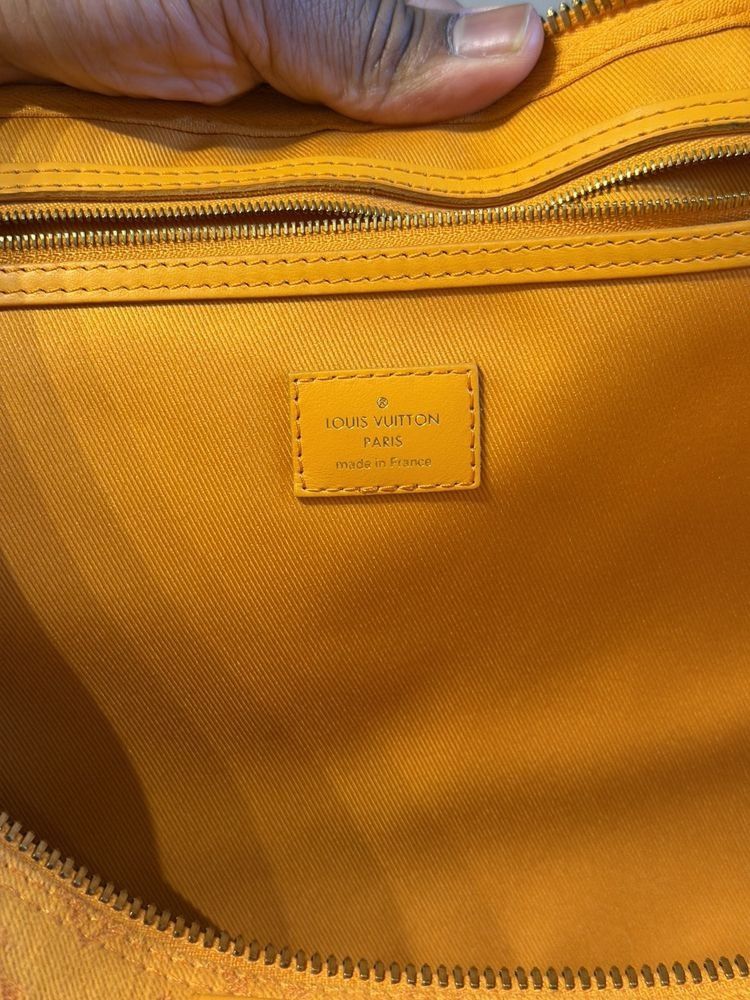 Louis Vuitton Denim Monogram Duffle Bag Keepall 50 Size ONE SIZE - 7 Thumbnail